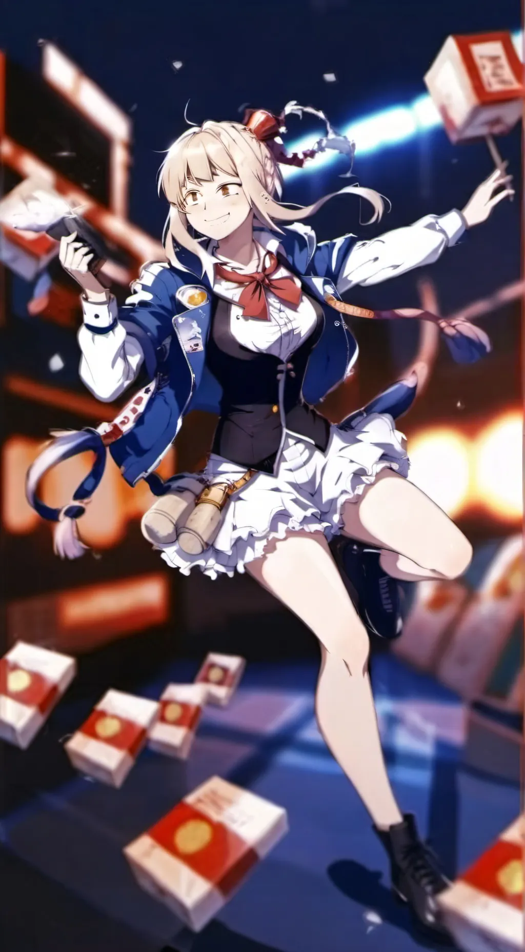ai character: Toga background