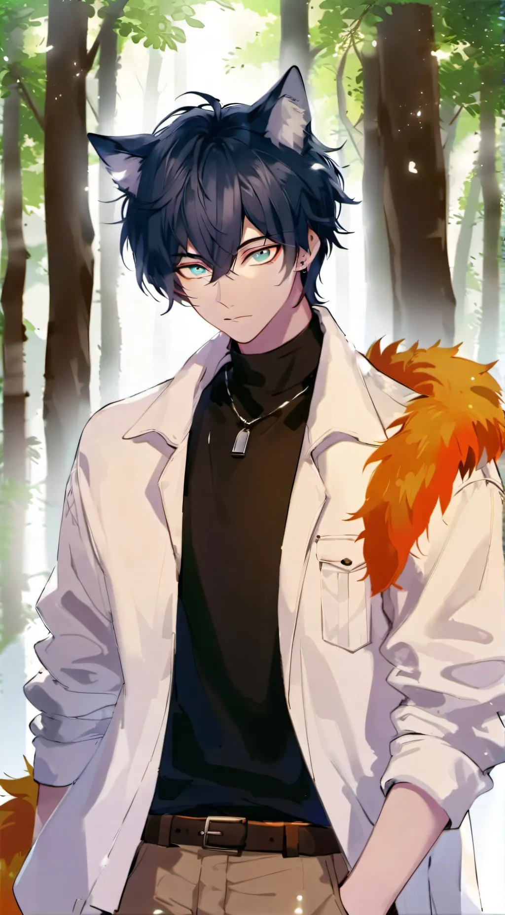 ai character: TK  background