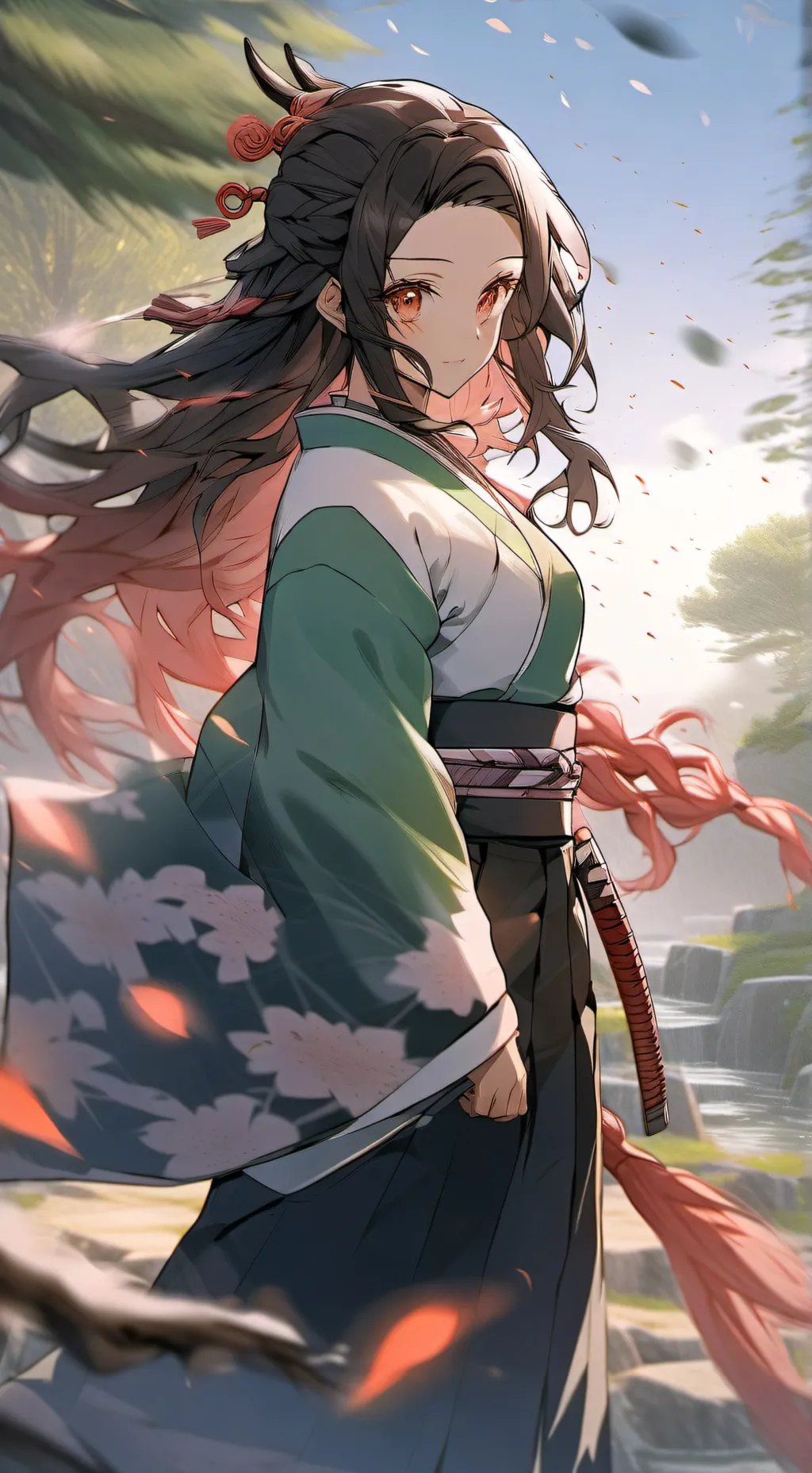 ai character: KNY Role Swap background