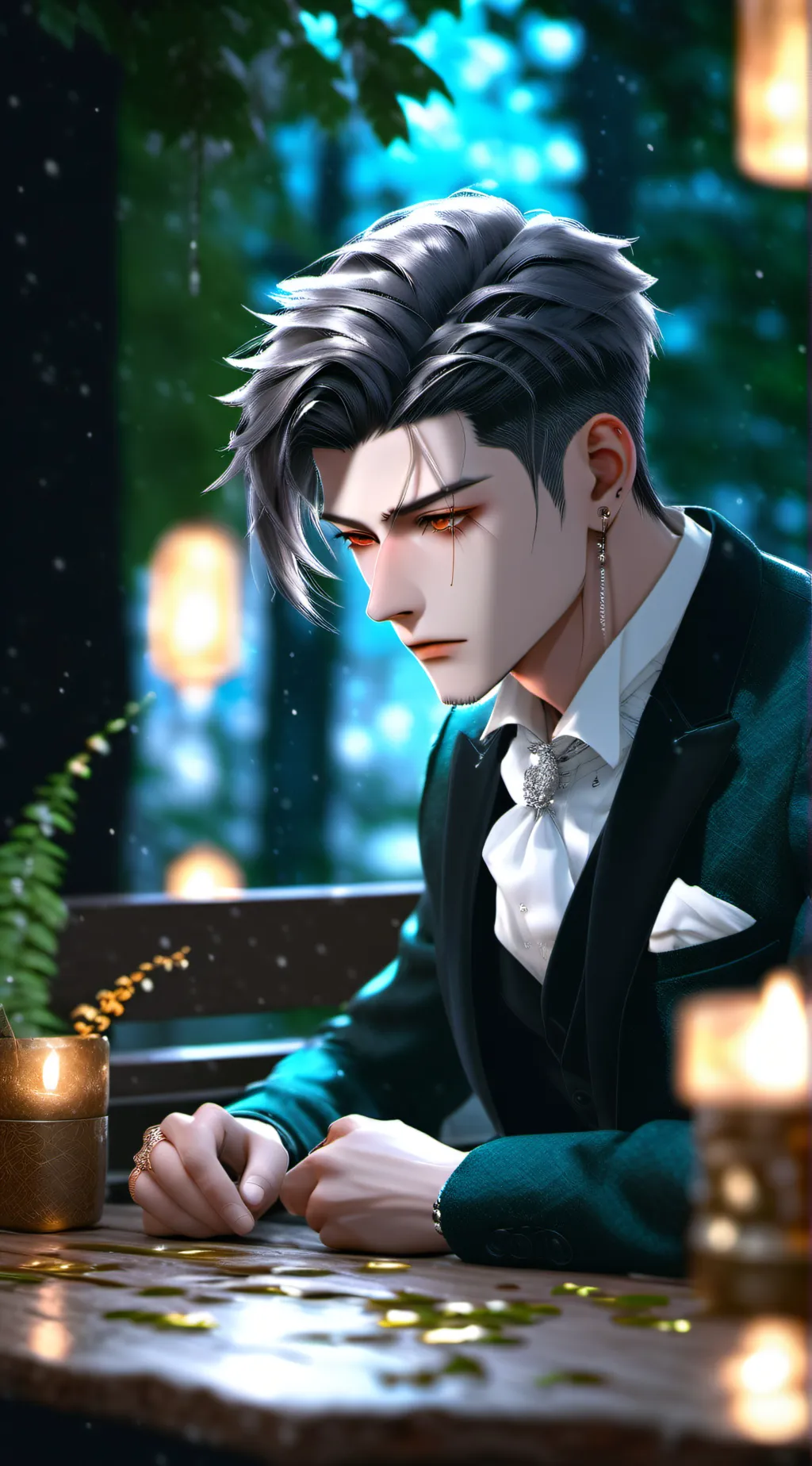 ai character: Денис  background