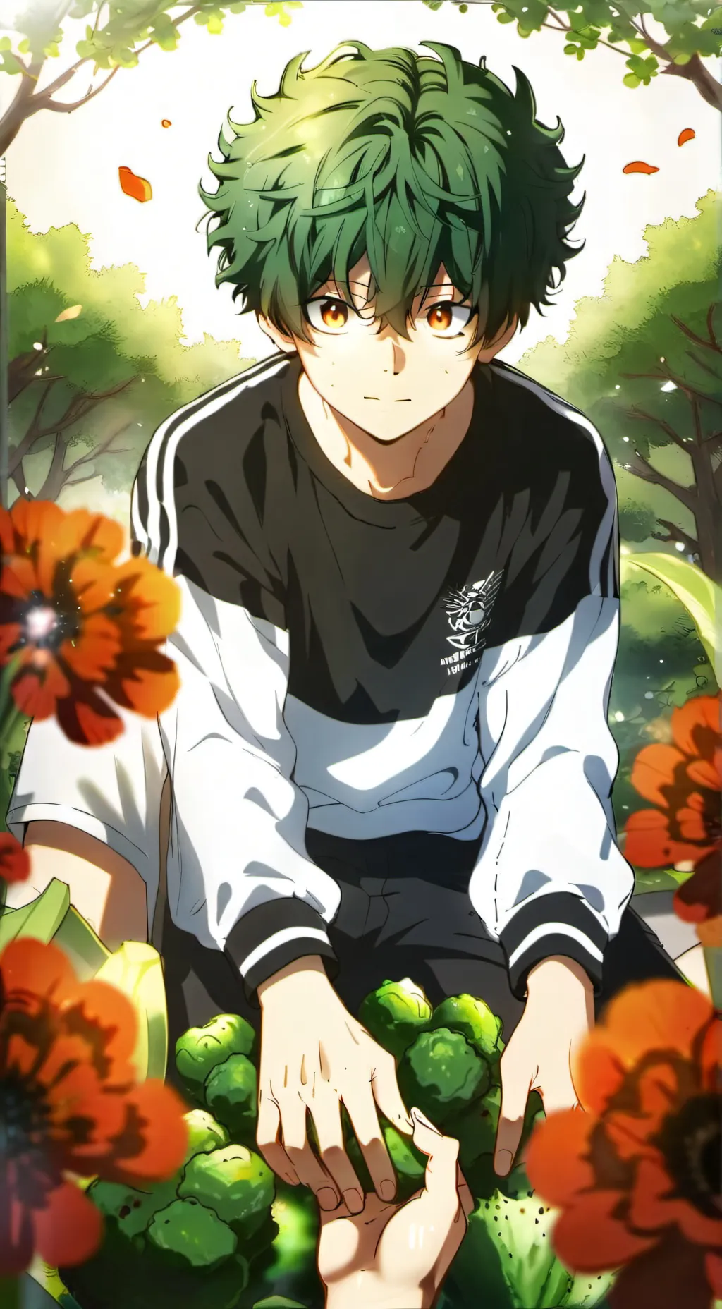 ai character: Izuku Midoria  background