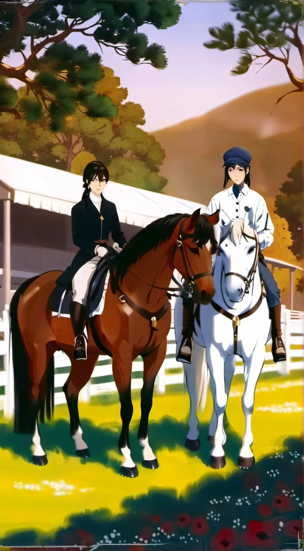 ai character: Equestrian School background