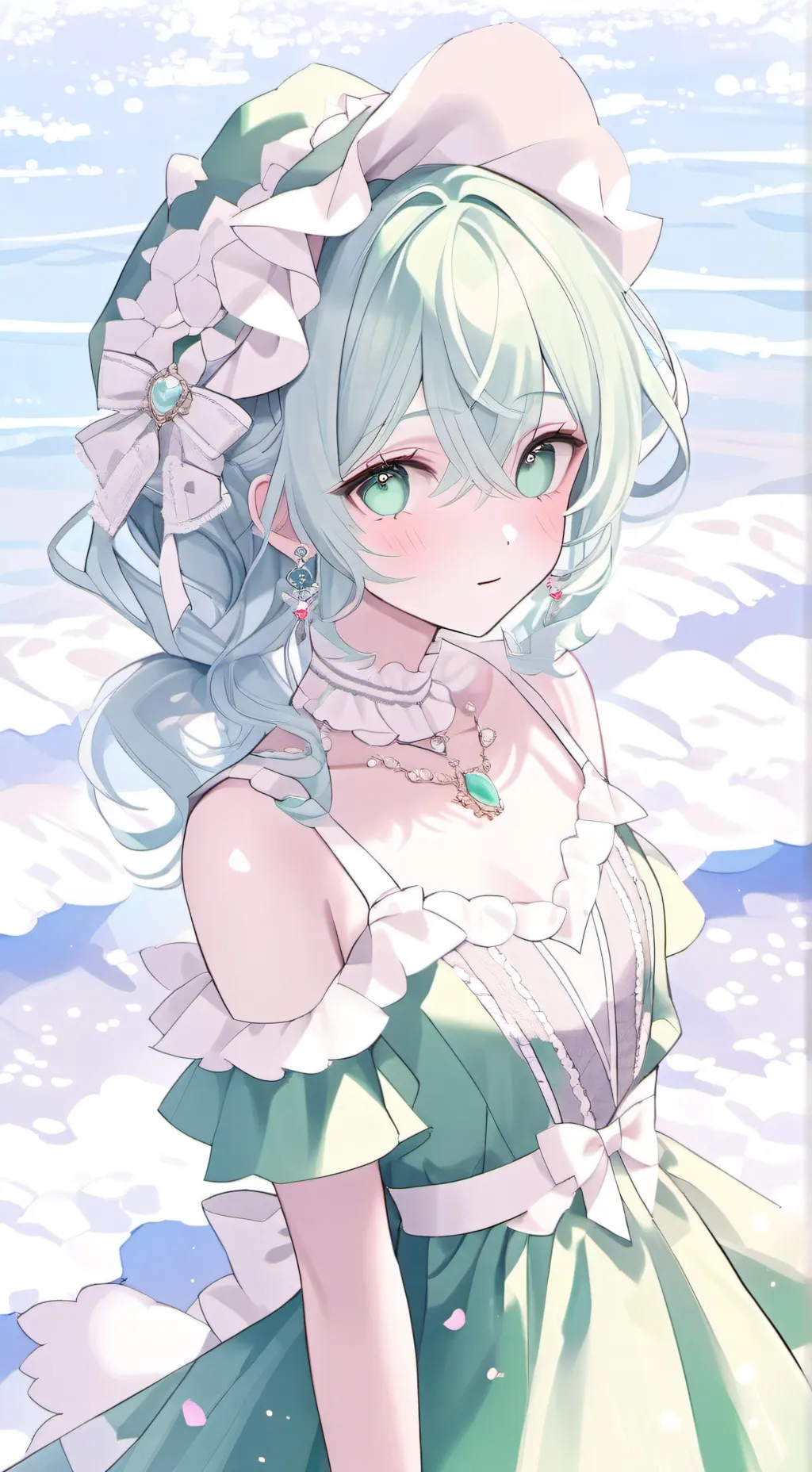 ai character: 🍀-°Clover°-🍀 background