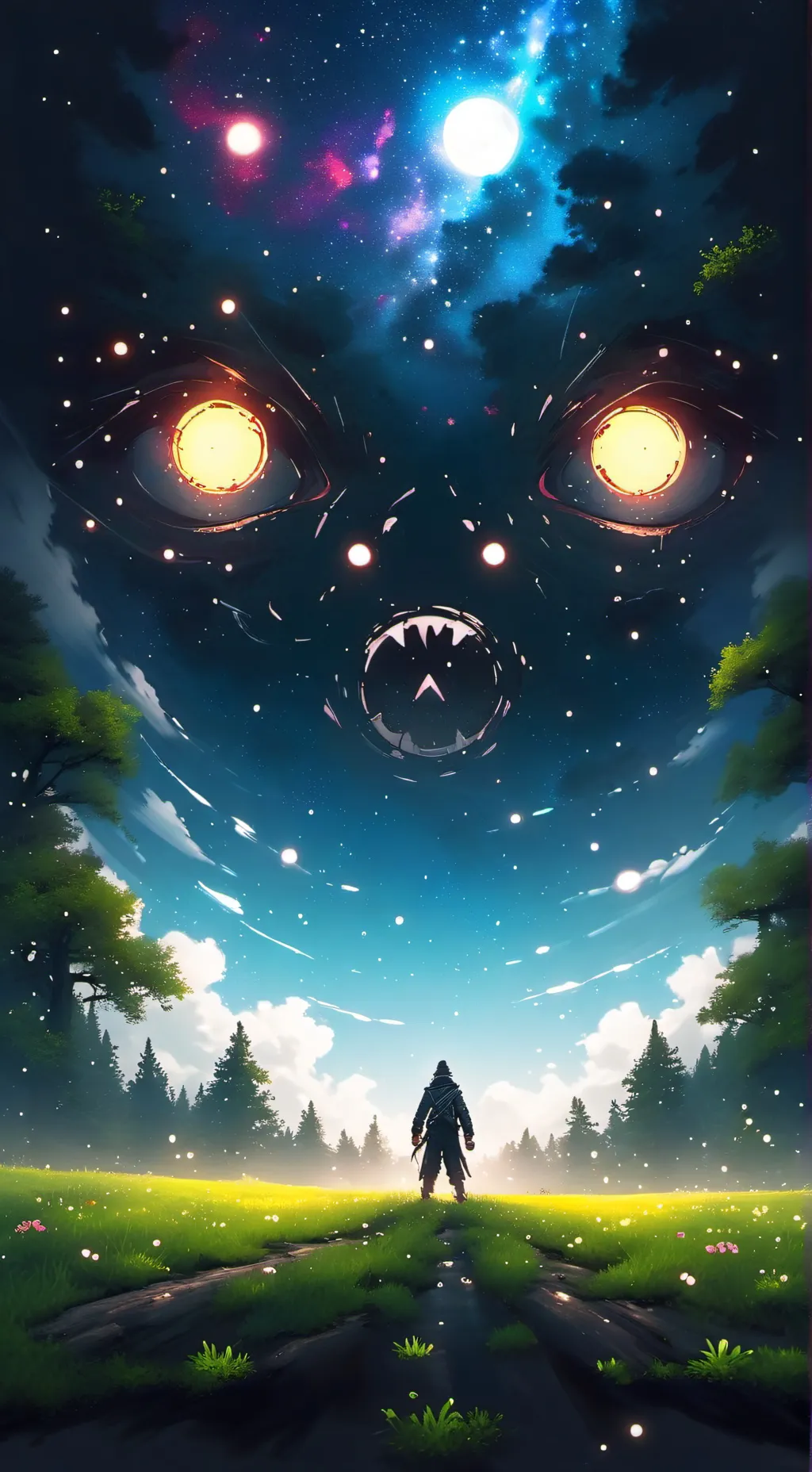 ai character: :) background