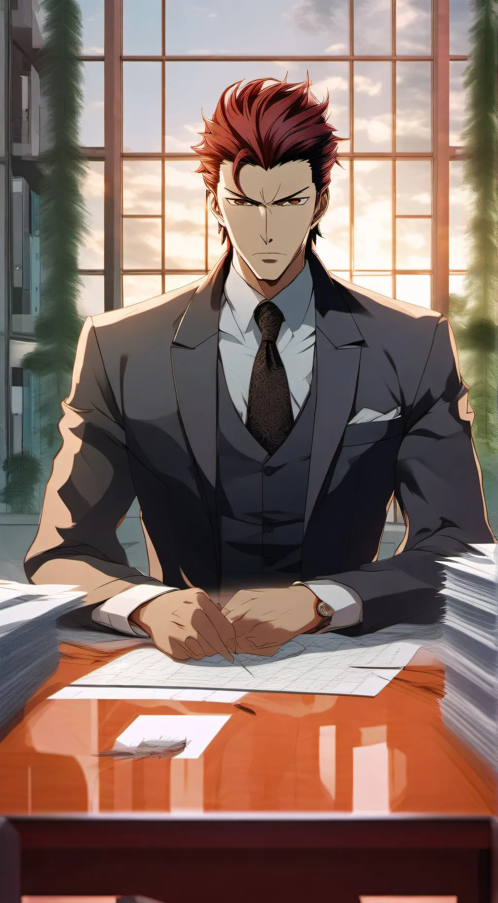ai character: Garry Hayashi background