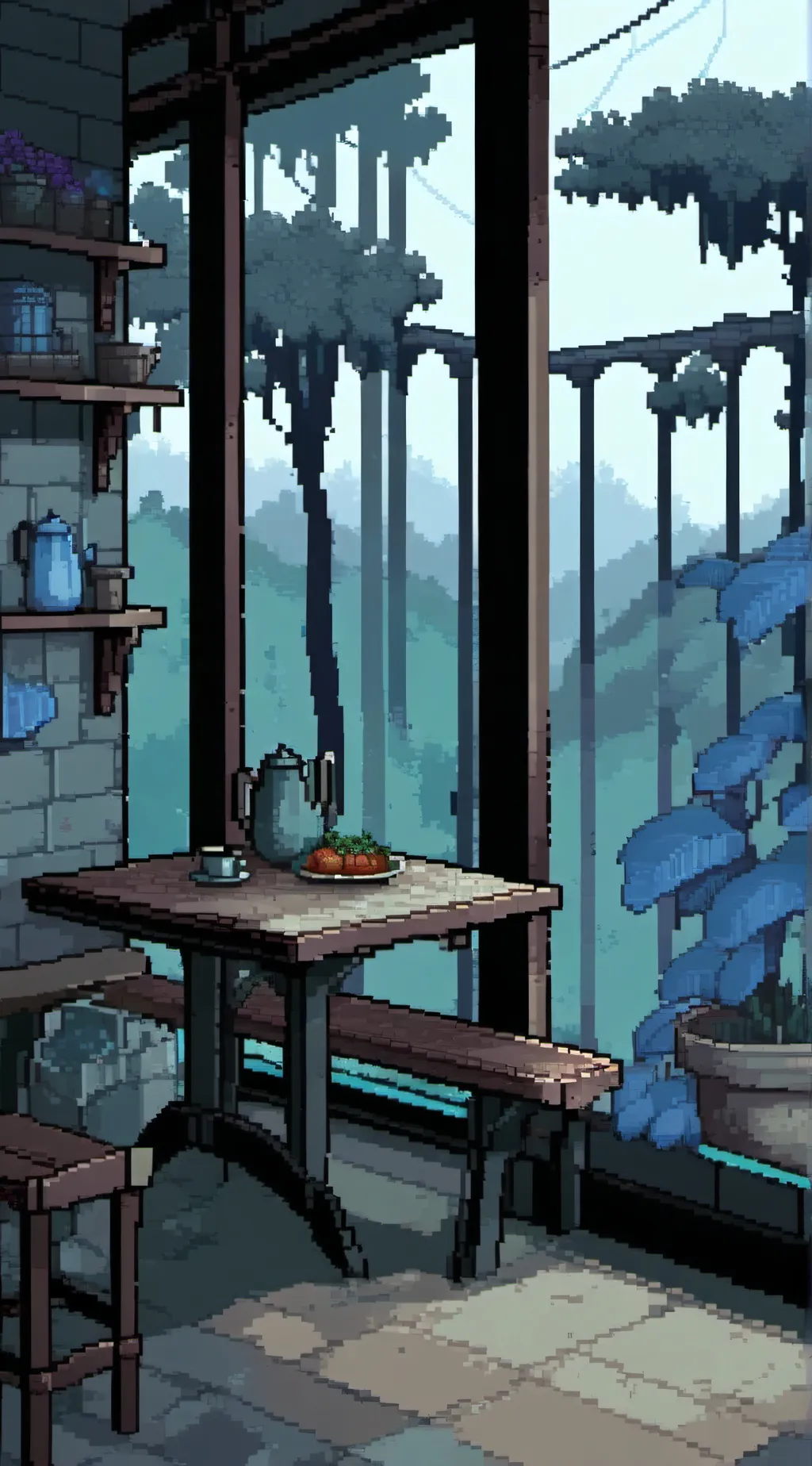 ai character: FOOD SHOW!!! background