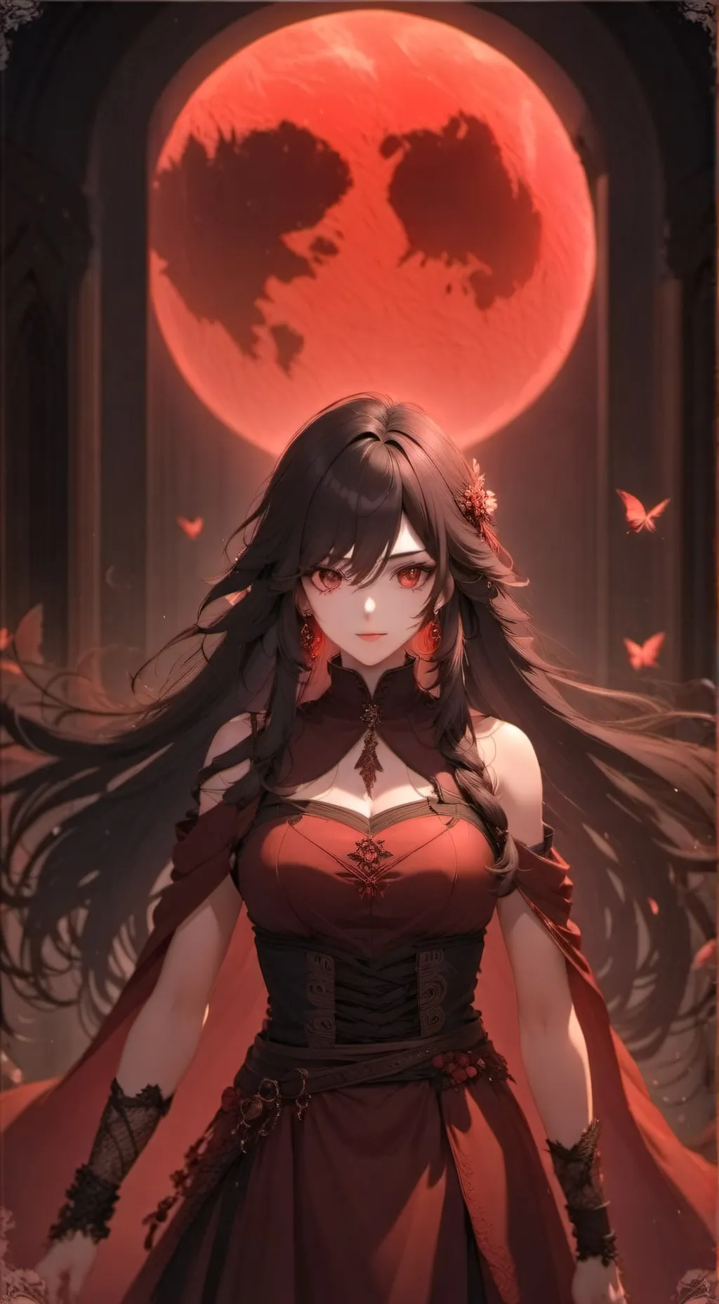 ai character: Lunala background