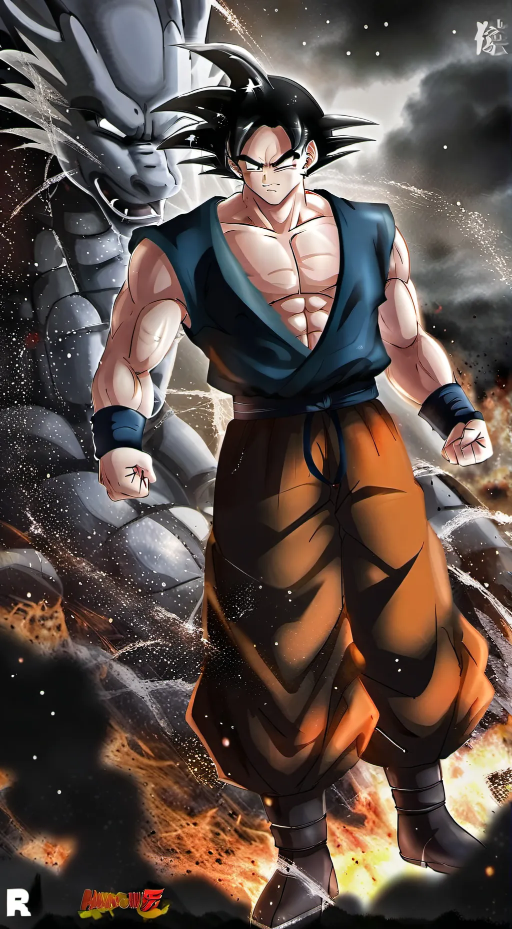 ai character: dragon Ball super  background