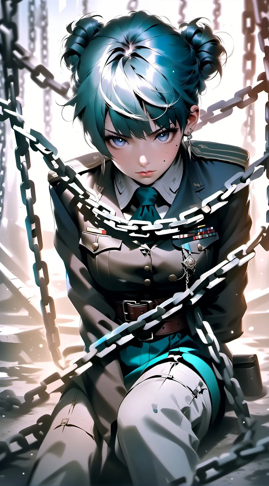 ai character: angry soldier  background