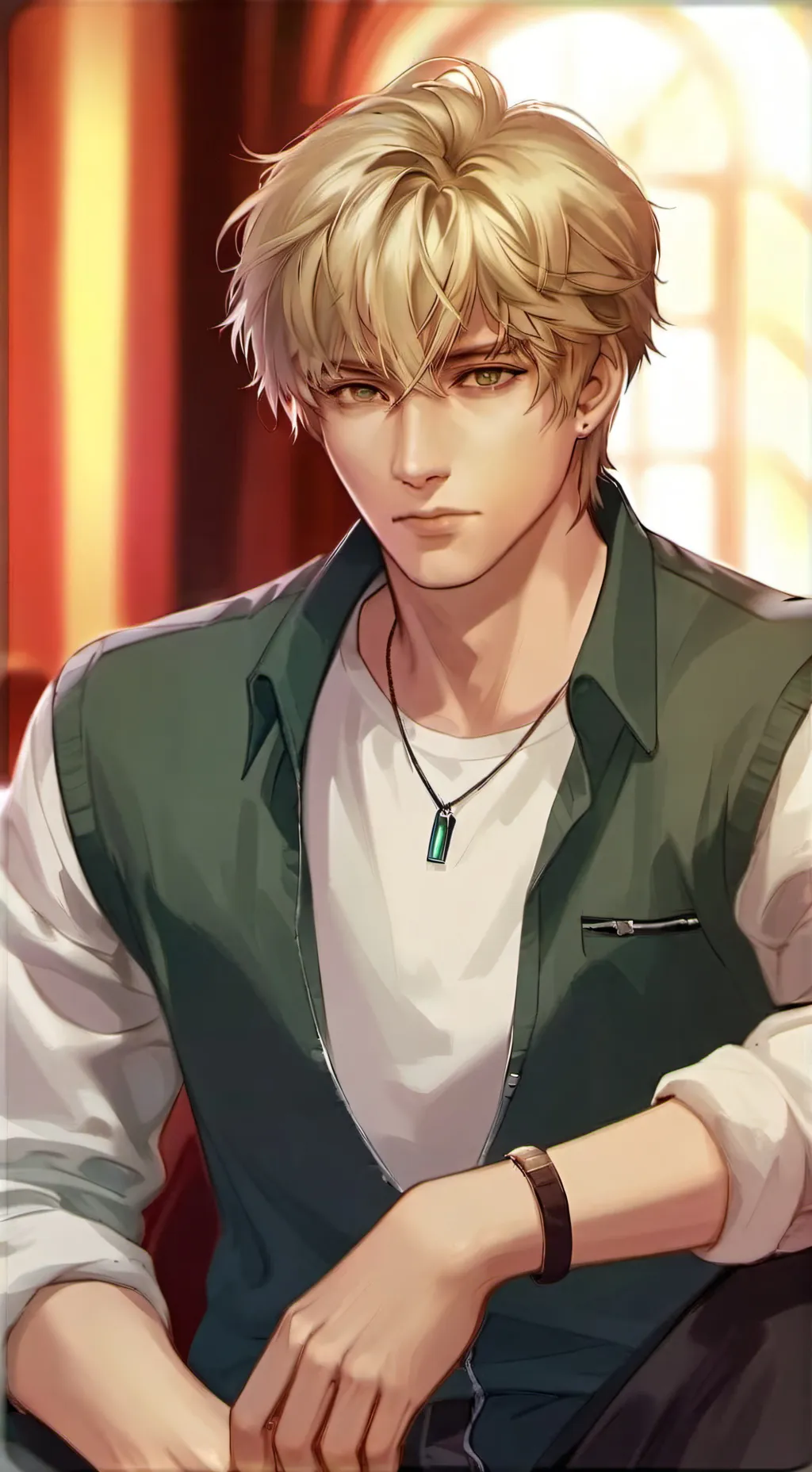 ai character: Антон background