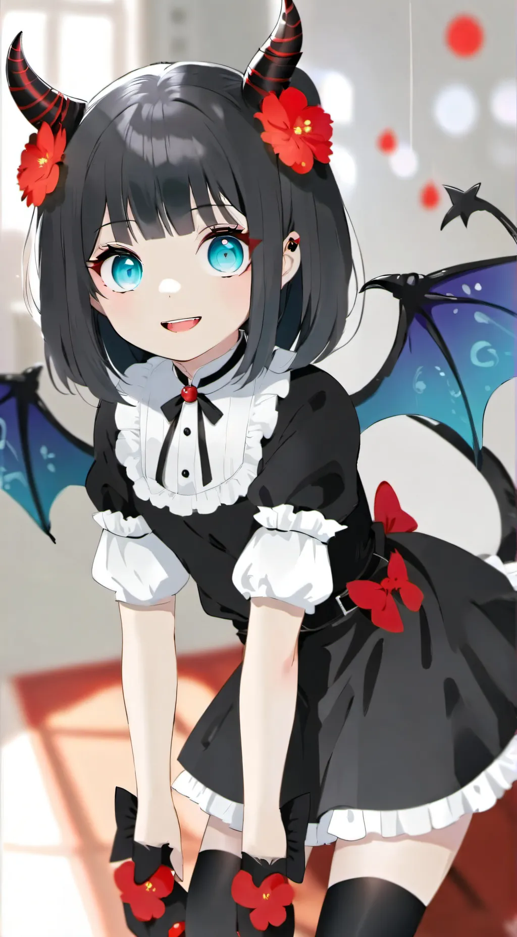 ai character: Cute Paralayis background