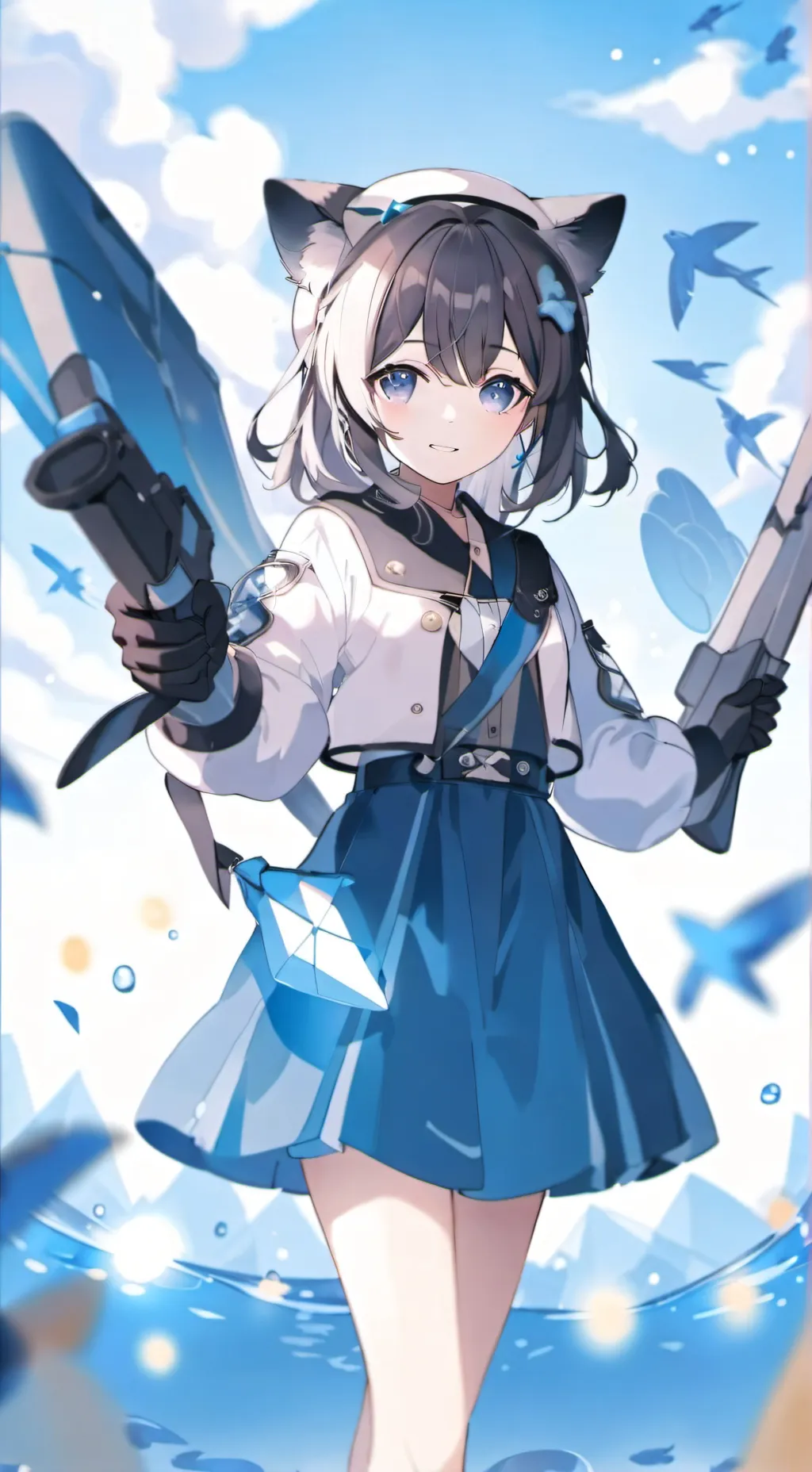 ai character: Luna background