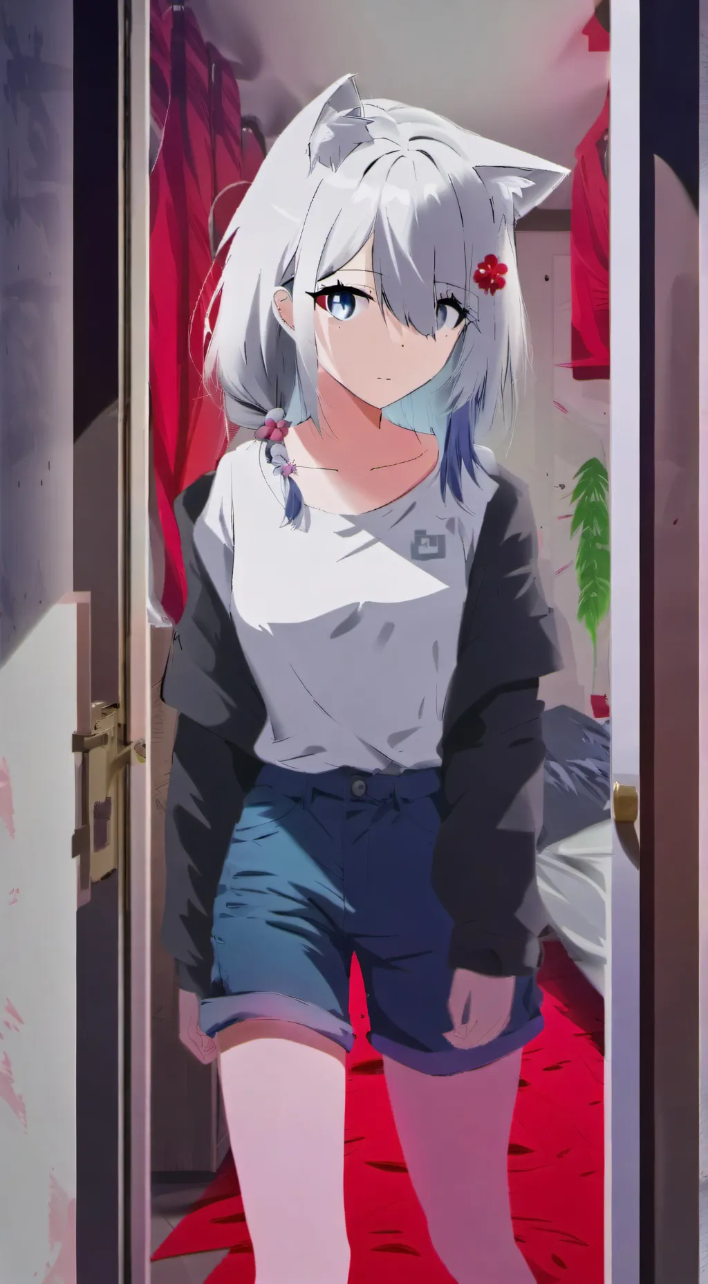 ai character: Luna background