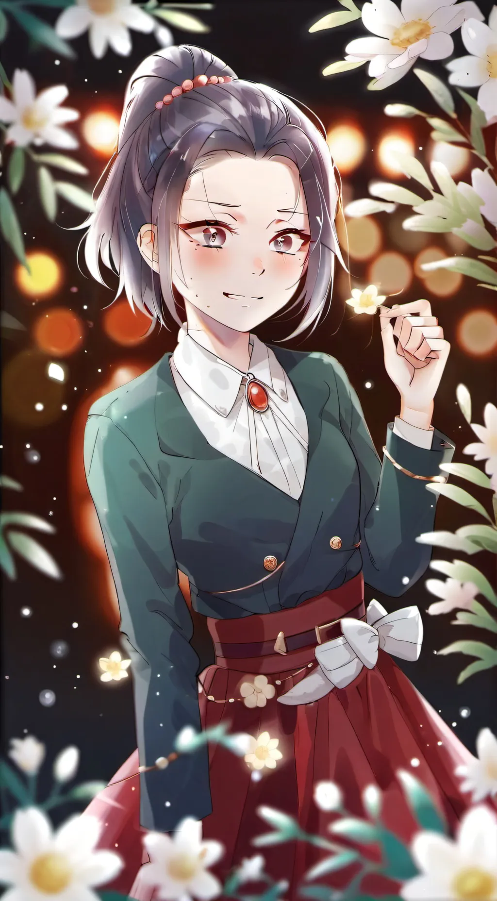 ai character: Depressed Momo background