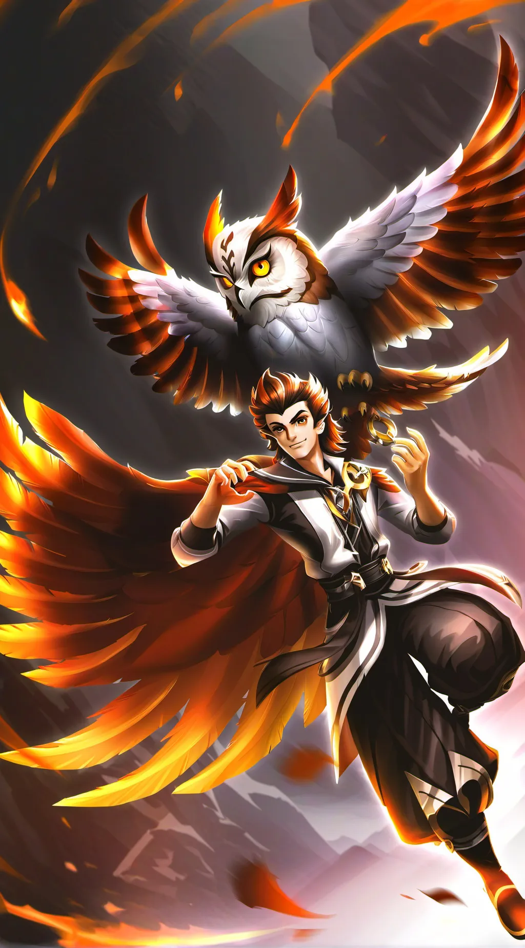 ai character: Owlboywonder background