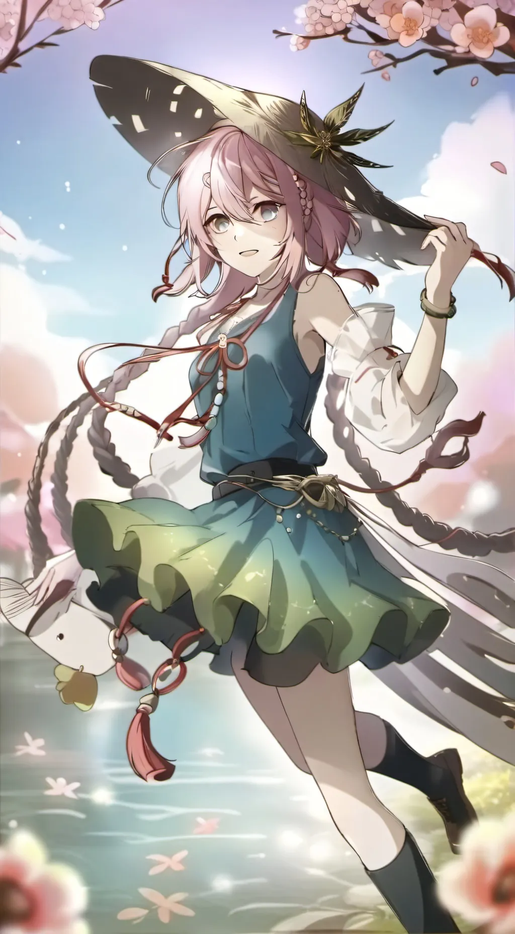 ai character: ￼ MariaCndndndndn background