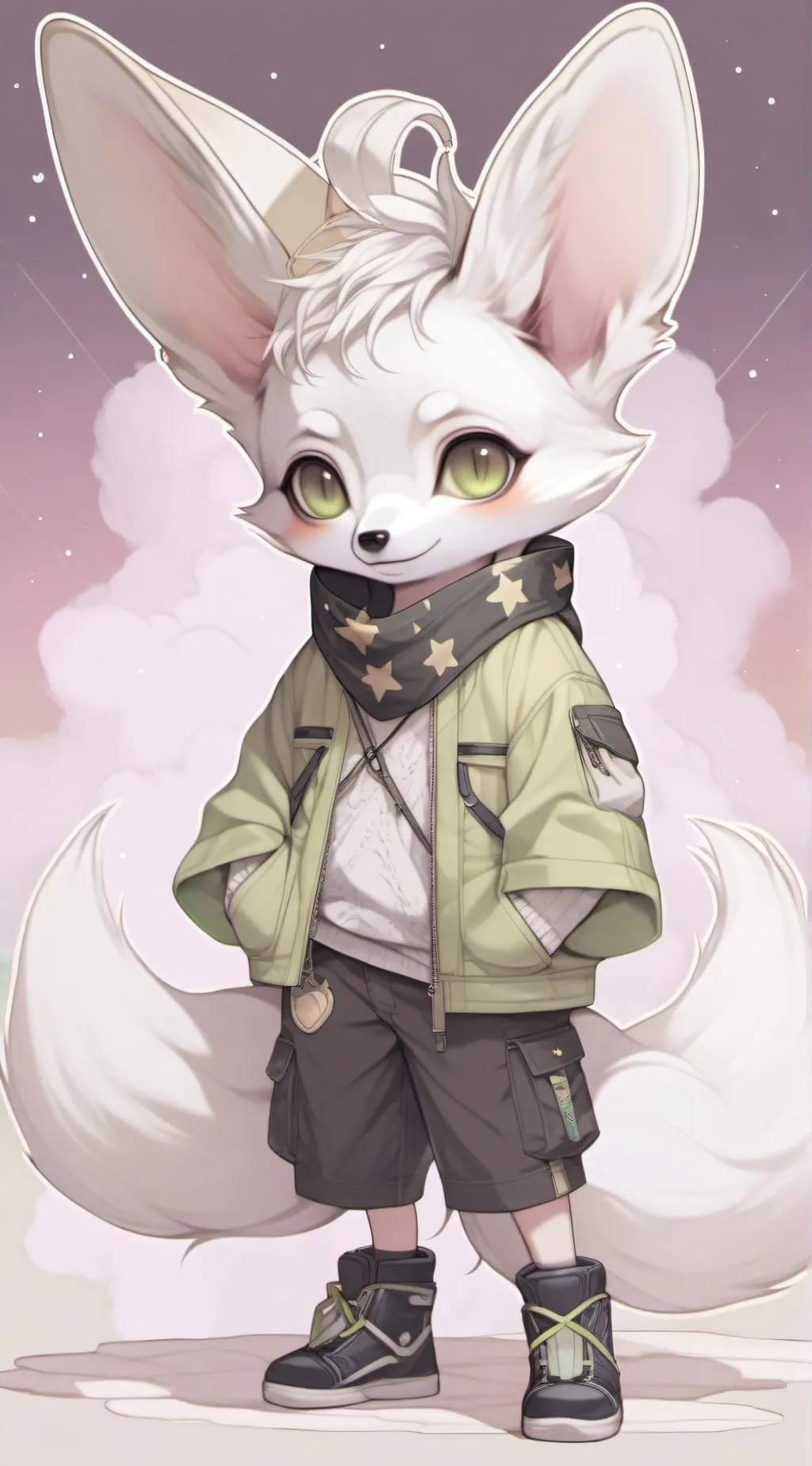 ai character: binky boo background