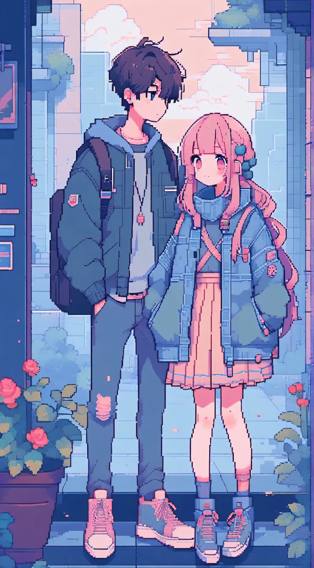 ai character: Axel and you background