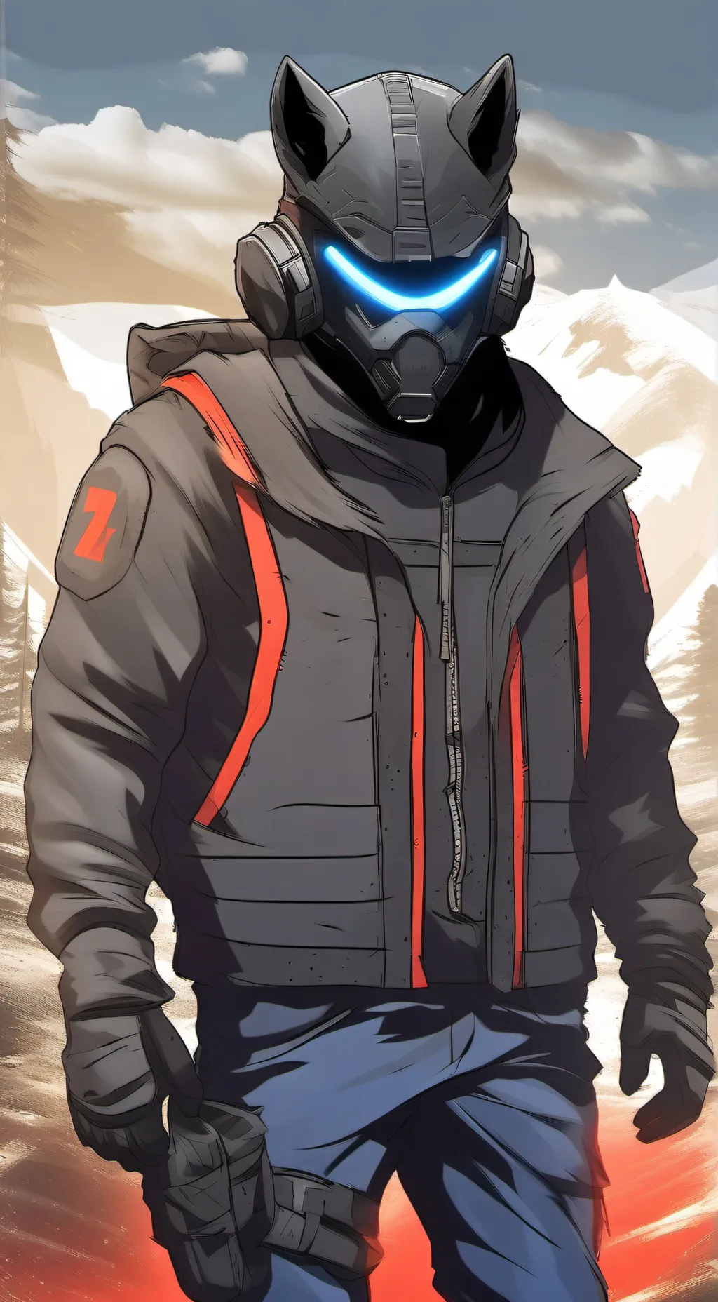 ai character: Z (Space Riders) background