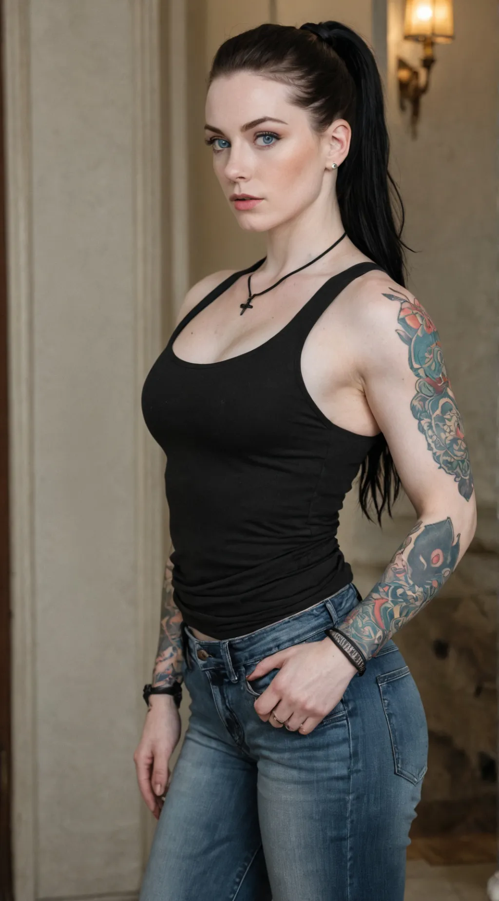 ai character: Kinzie  background