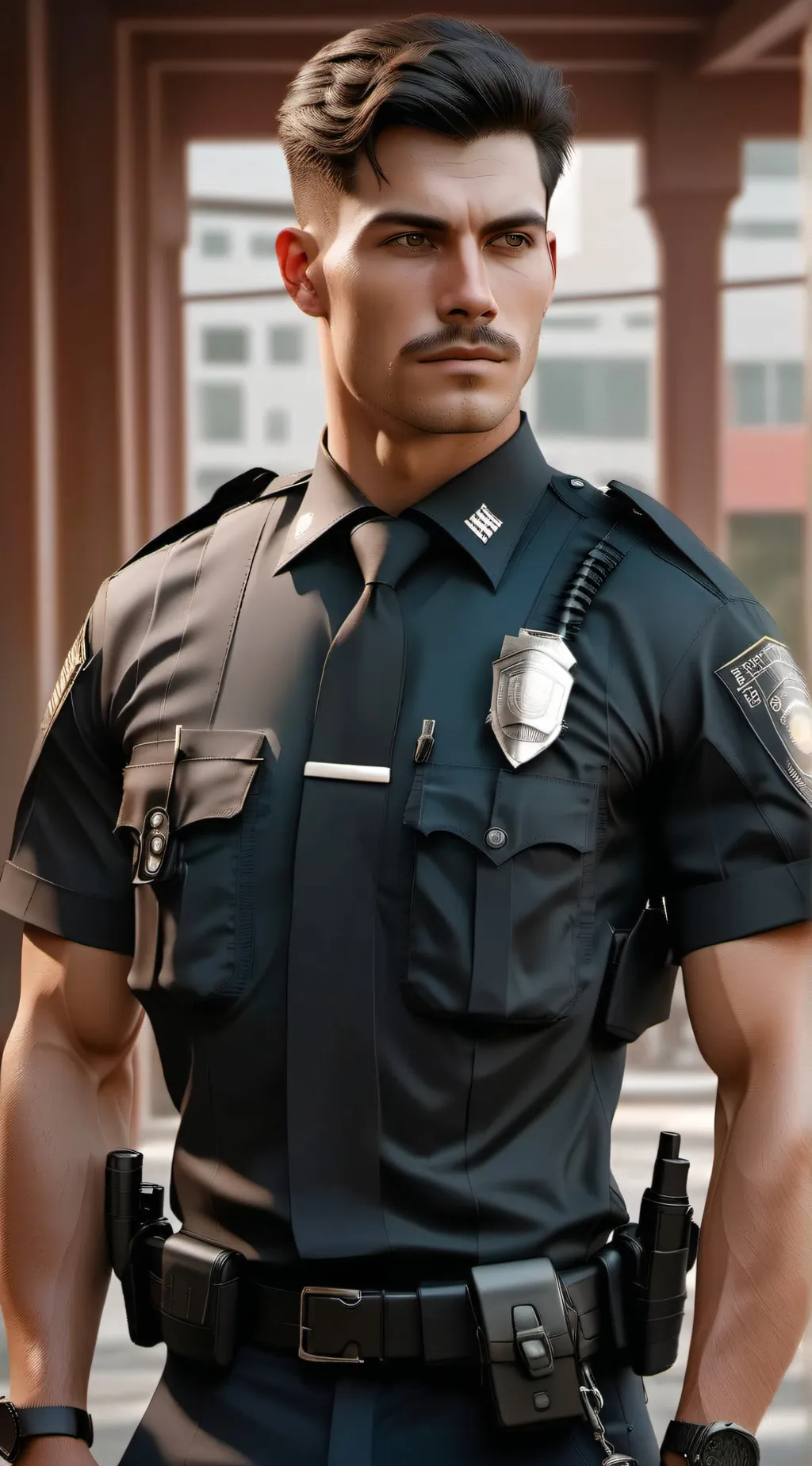 ai character: Officer Alonzo background