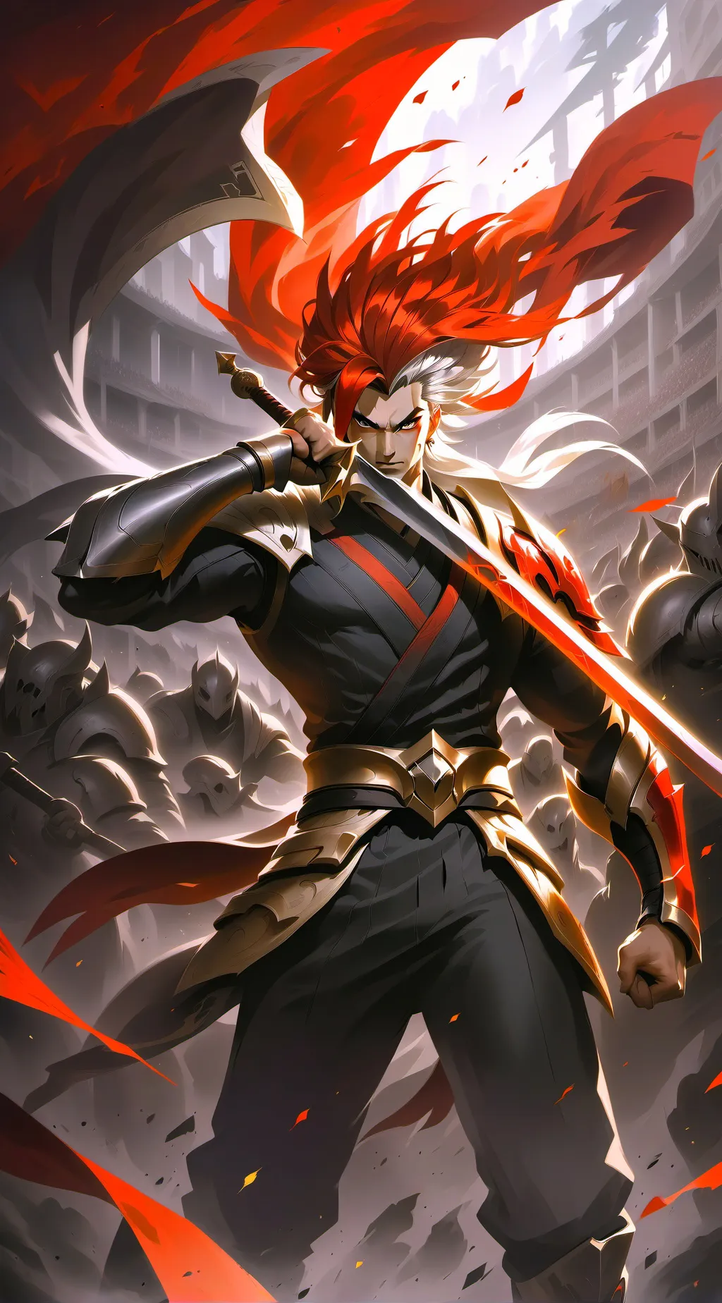 ai character: cool trainer background