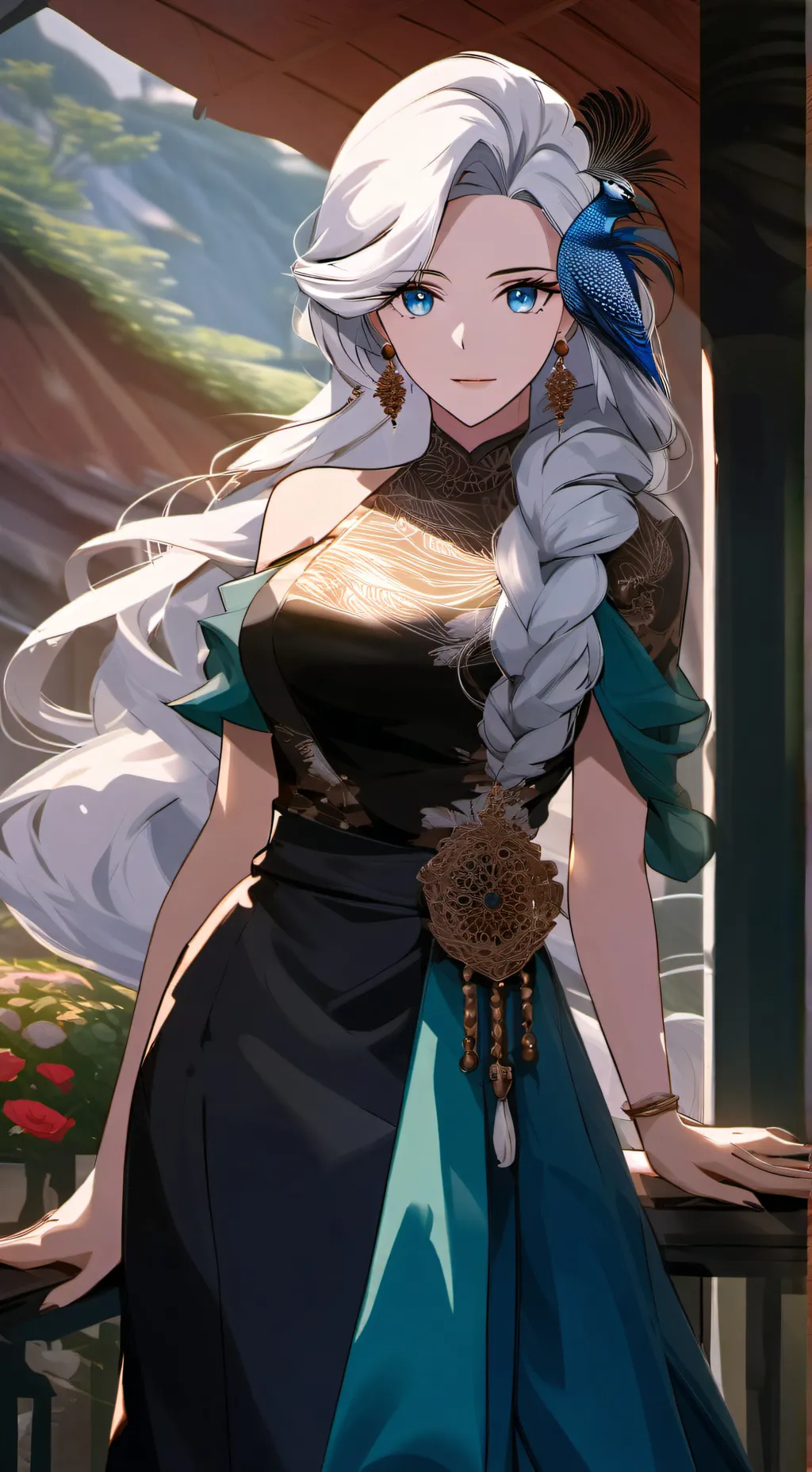 ai character: Ayase background