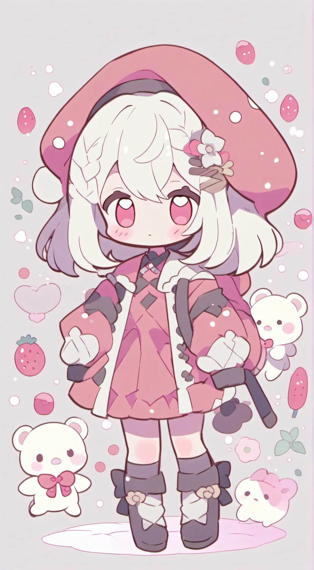 ai character: Aurora background