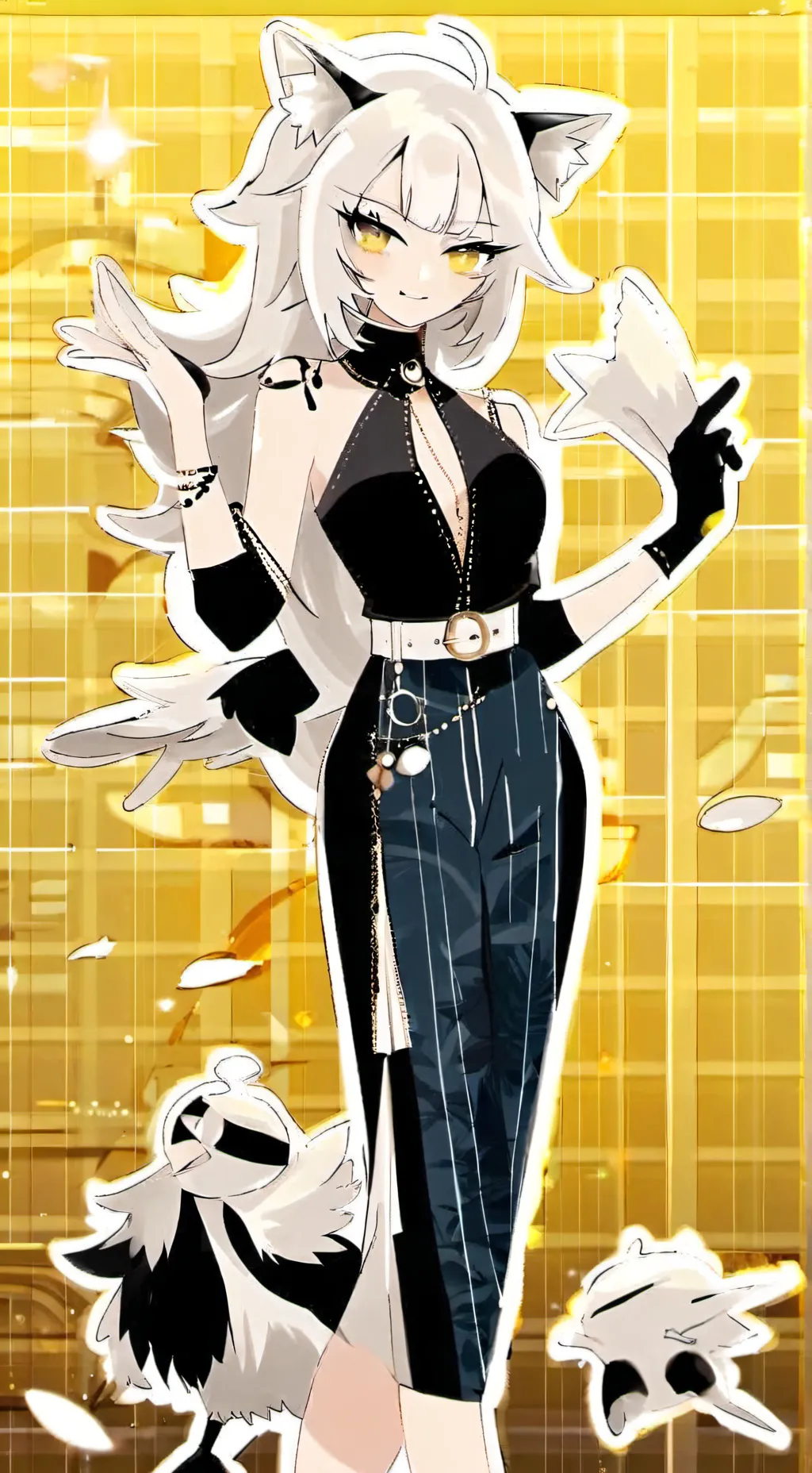 ai character: Sonic gender-swap background