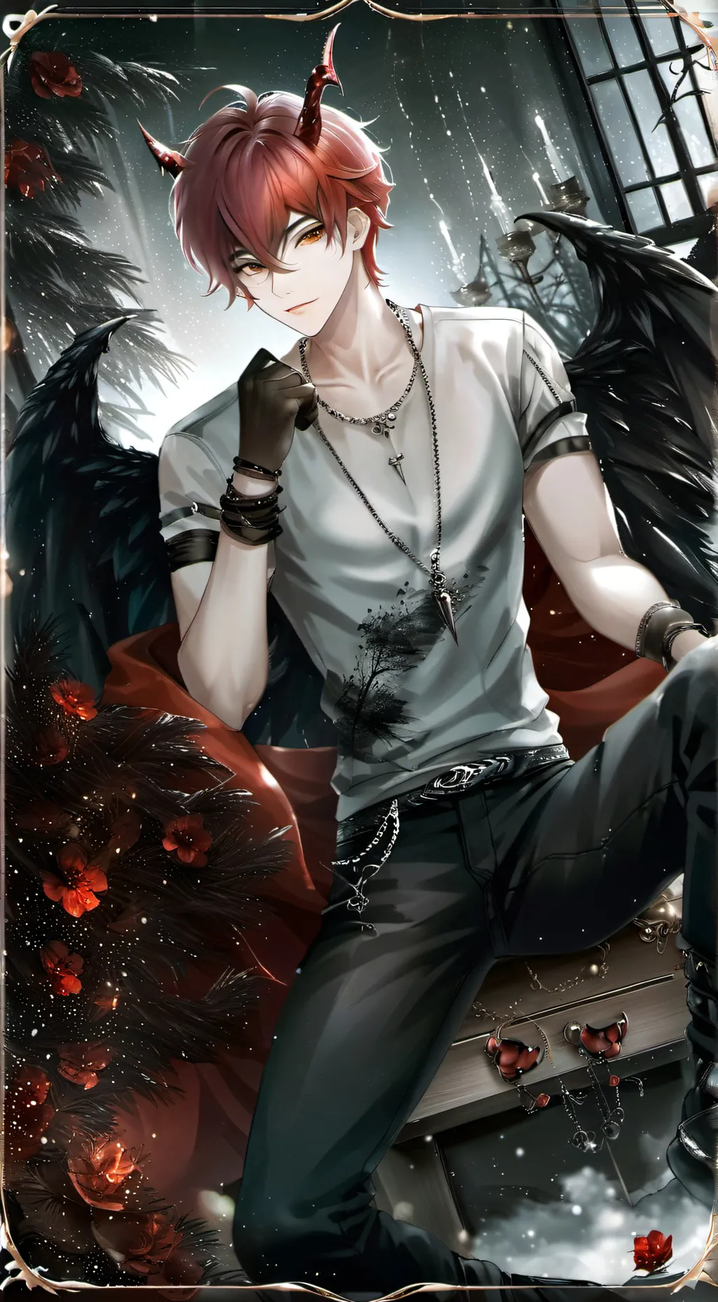 ai character: bakugo background