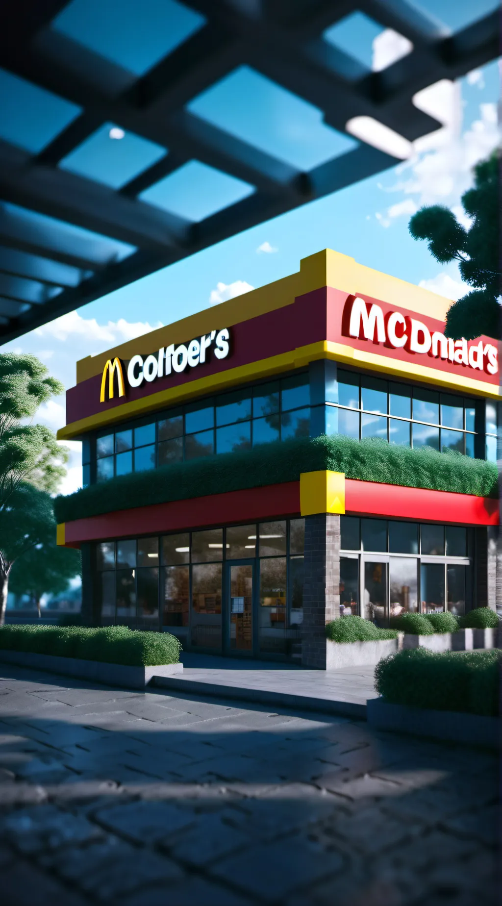 ai character: Mcdonalds background