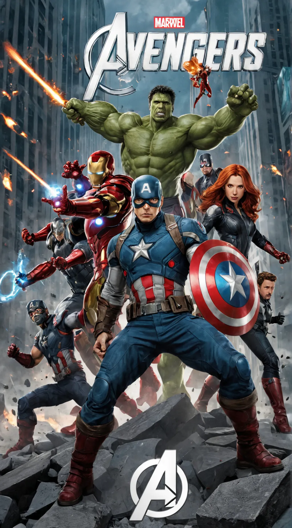 ai character: avengers 1 background