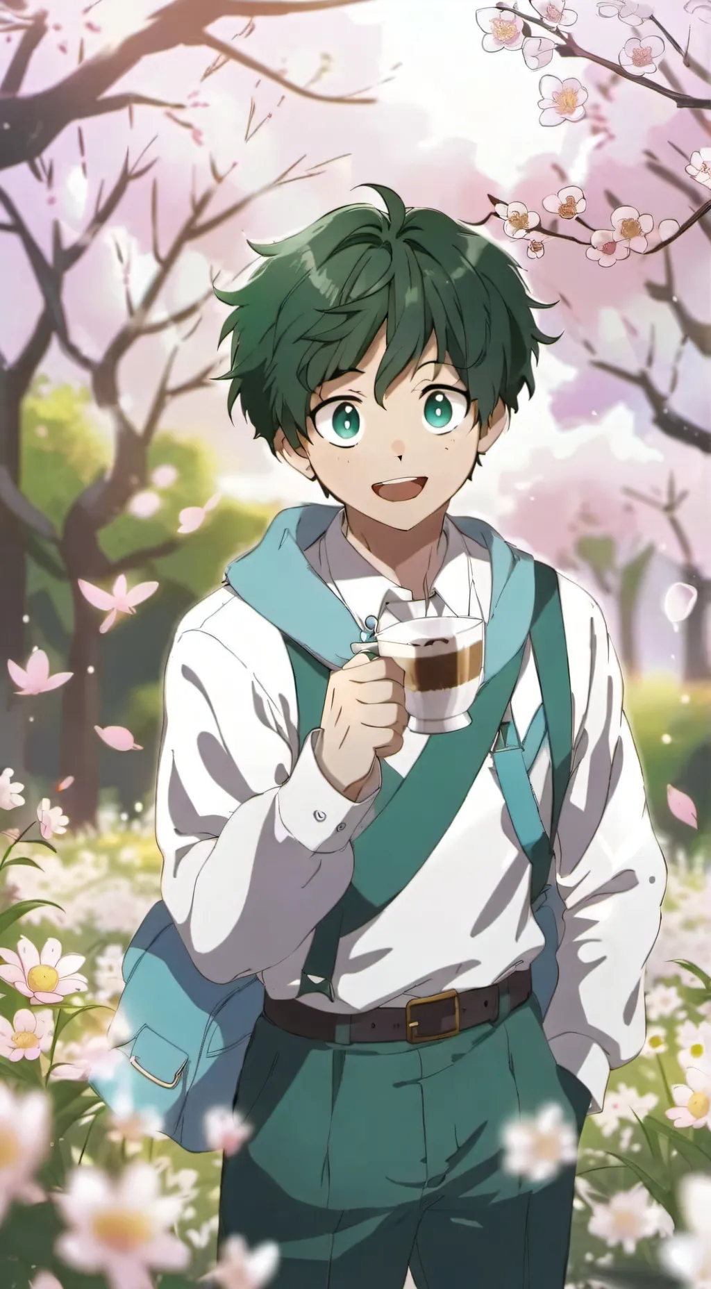 ai character: MHA Shoto father background