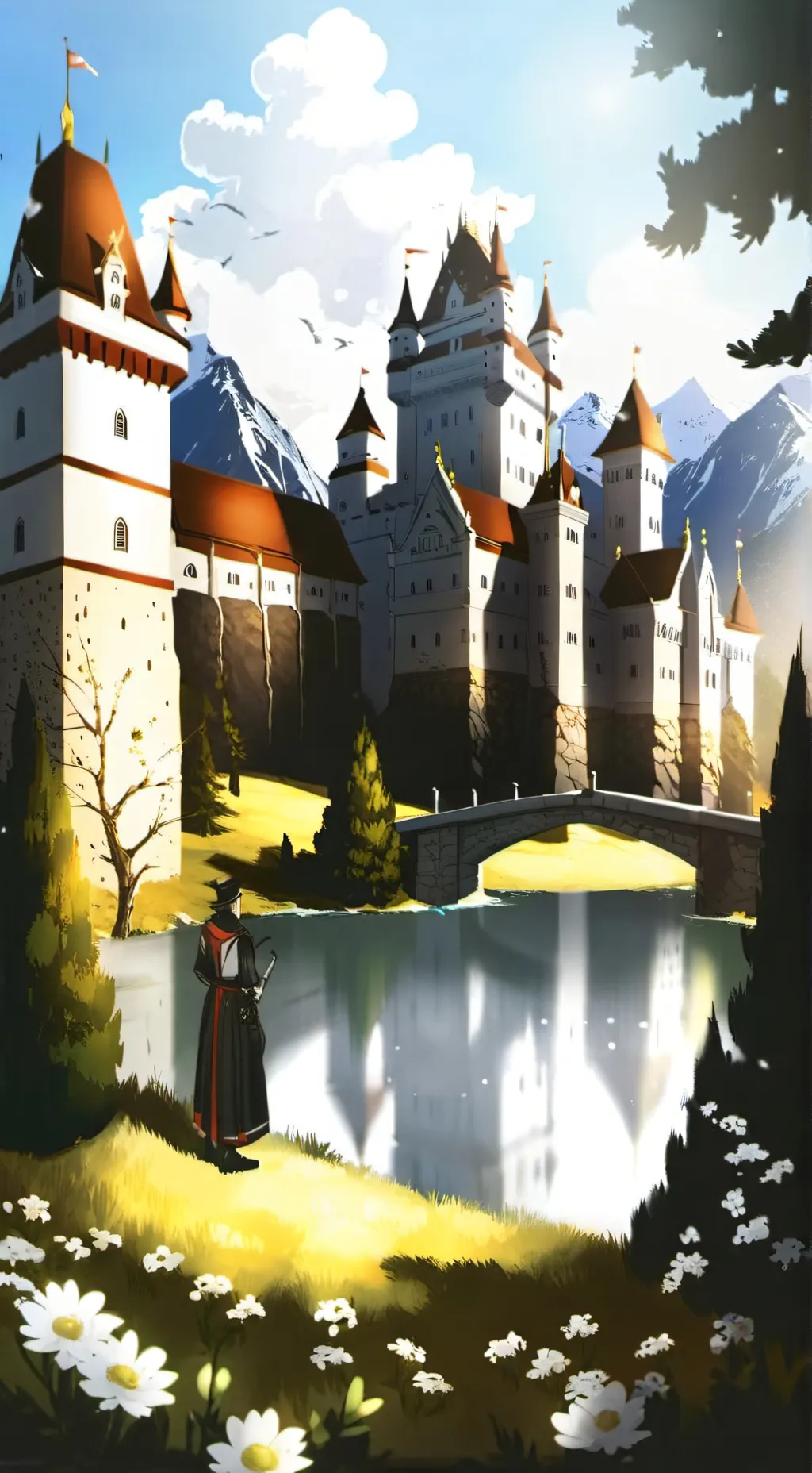 ai character: Hogwarts background
