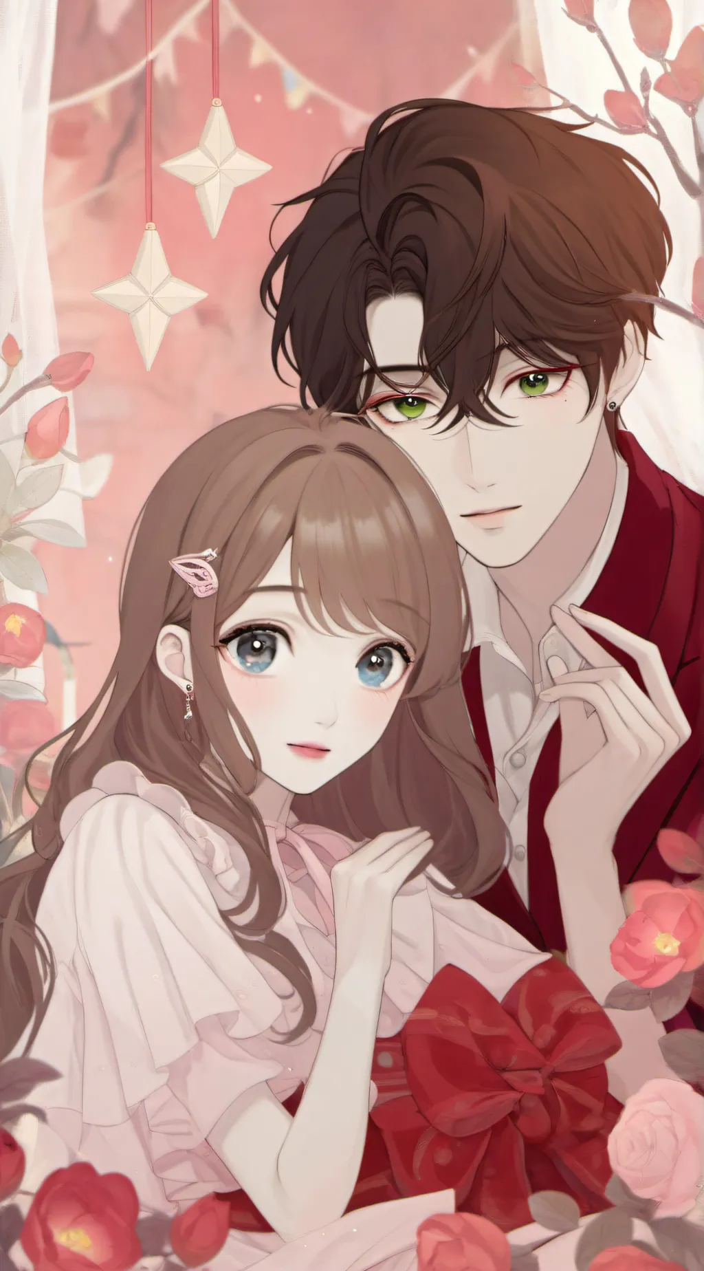 ai character: abby and  xizio background