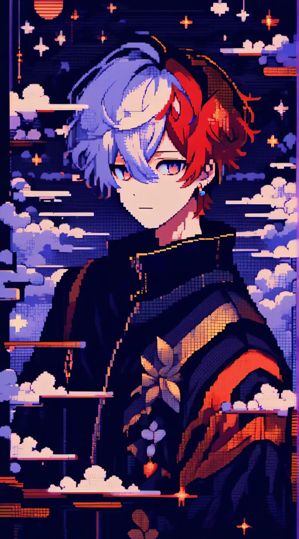 ai character: Shoto Todoroki background