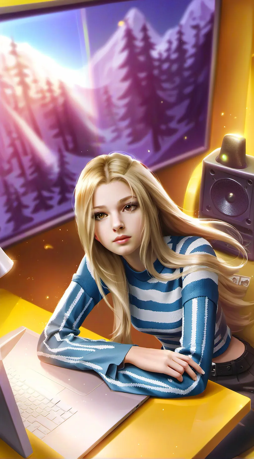 ai character: Avalon background