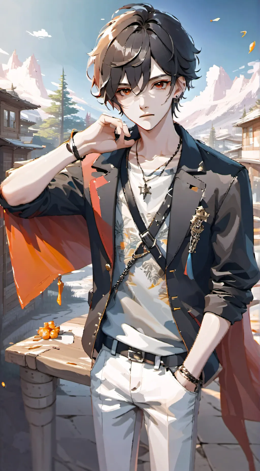 ai character: Falcon background