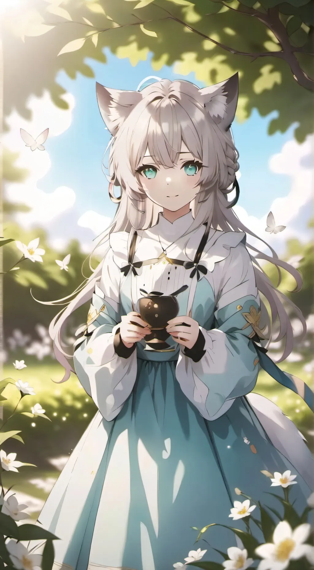 ai character: tu gatita background