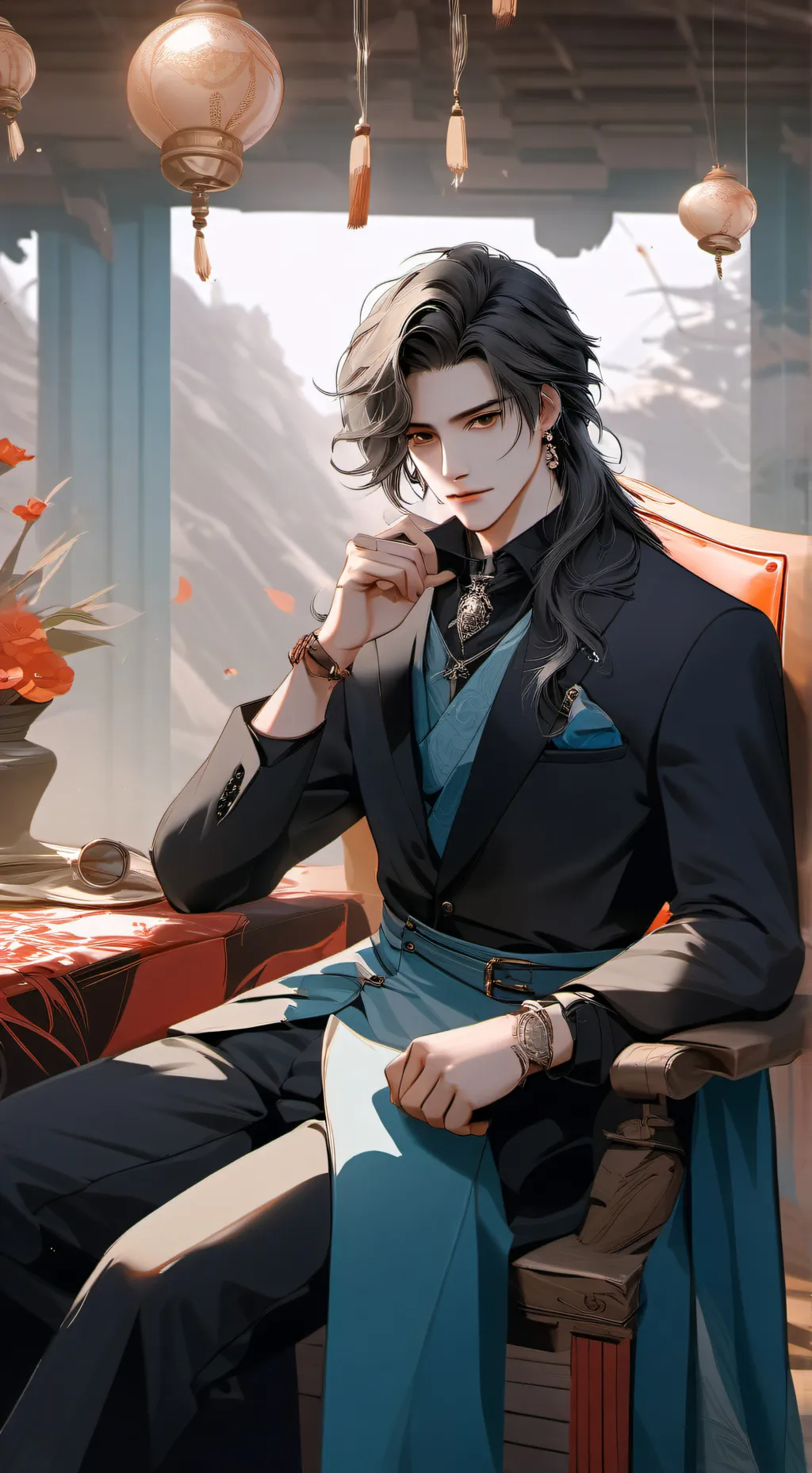 ai character: oren  background