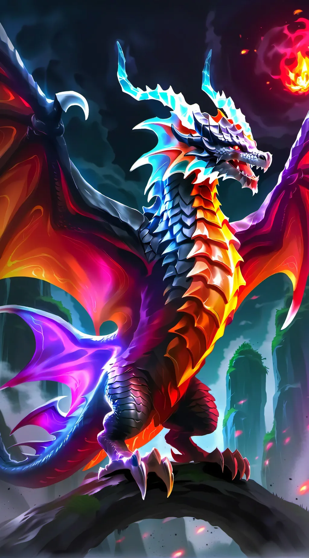 ai character: Queen Scarlet background
