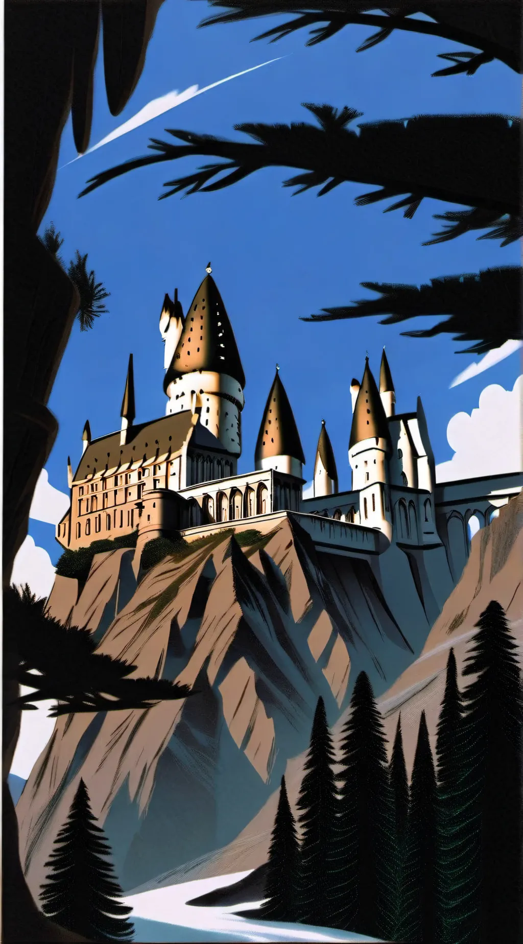 ai character: Hogwarts  background