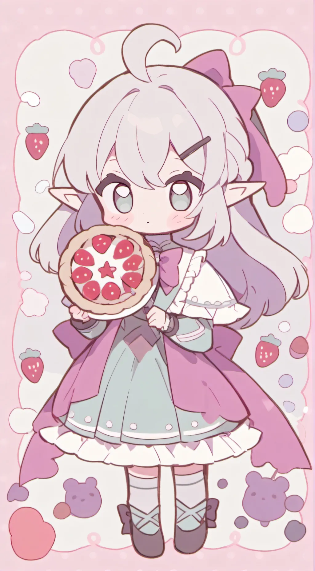 ai character: ♡pie meme♡ background