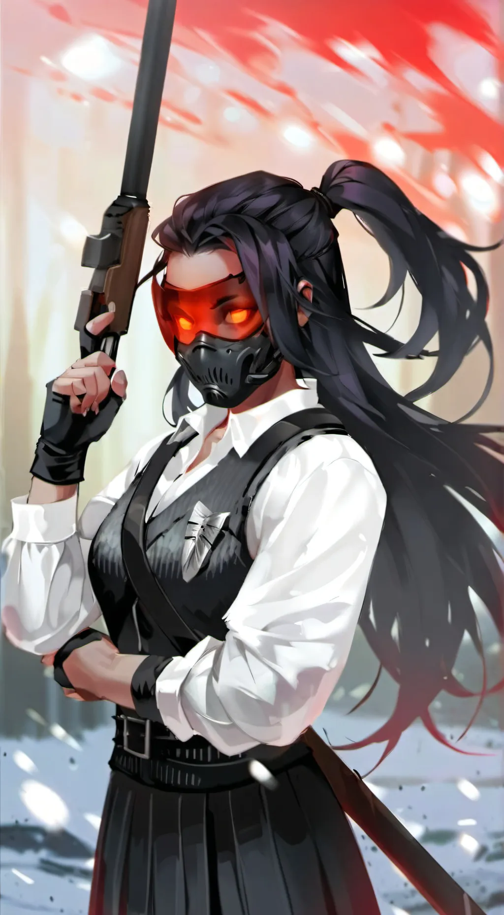ai character: Lone wolf background