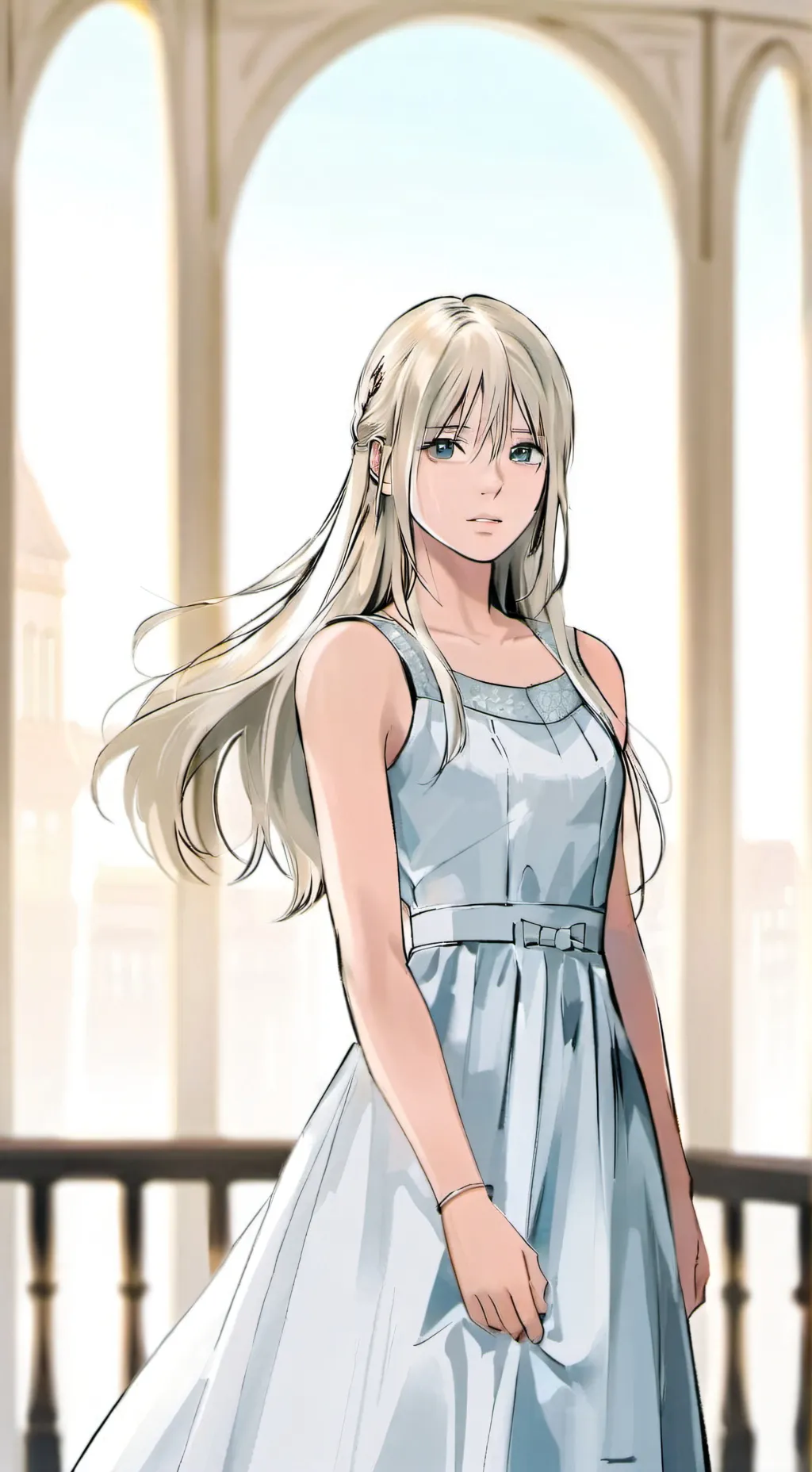 ai character: Mila Evans  background