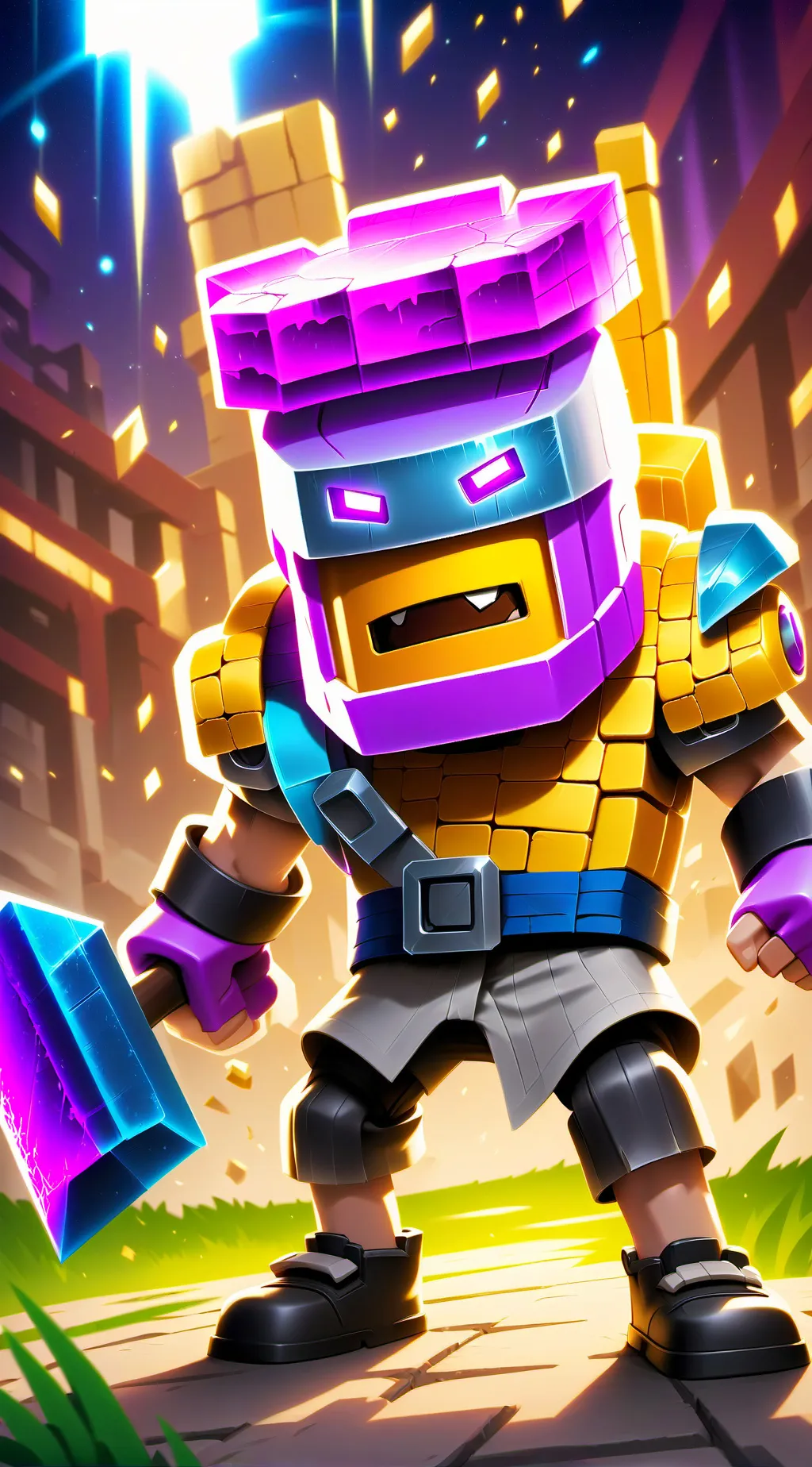 ai character: The Minion Titan background