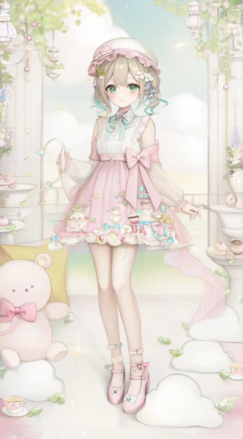 ai character: Lily  background