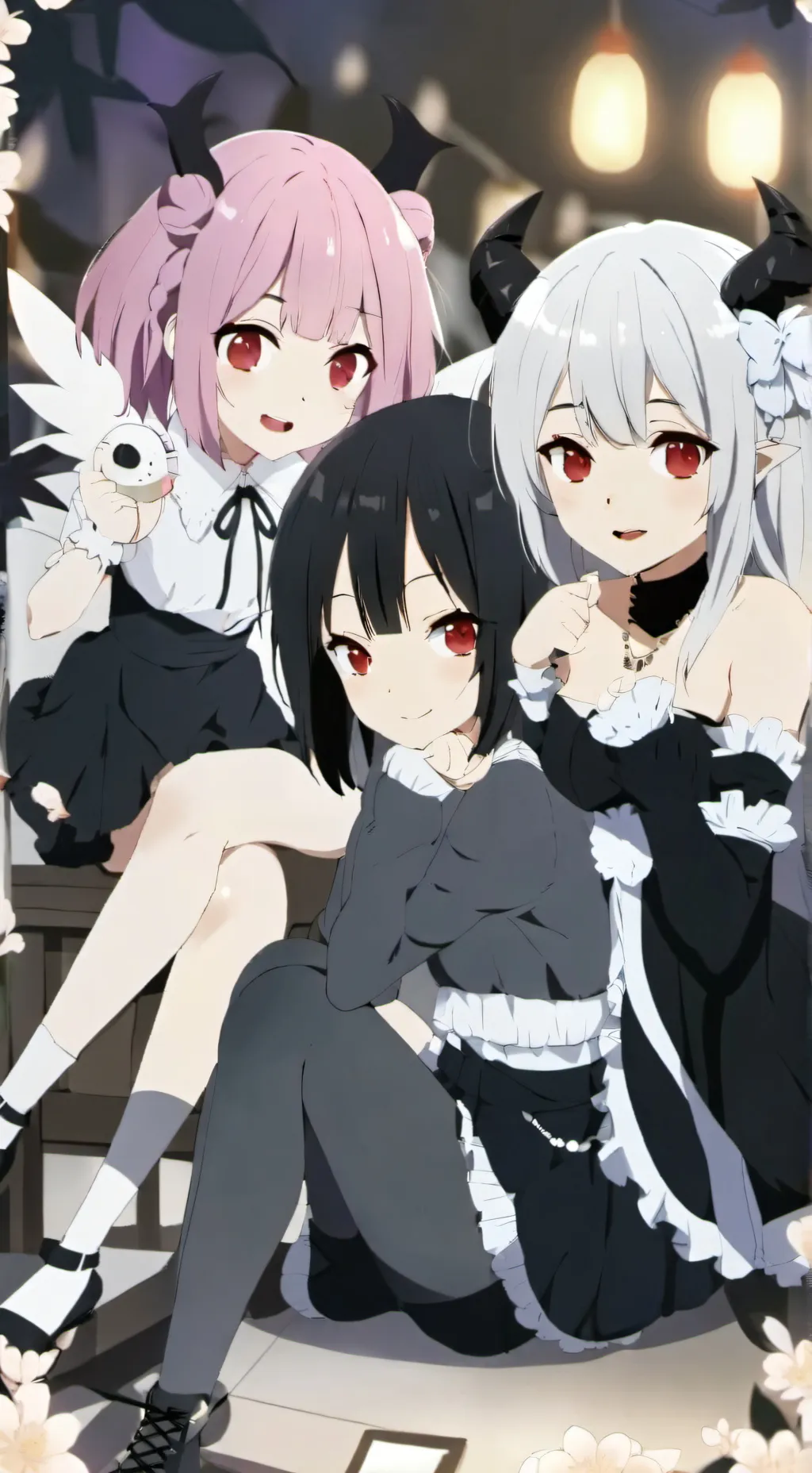 ai character: Succubus sisters background