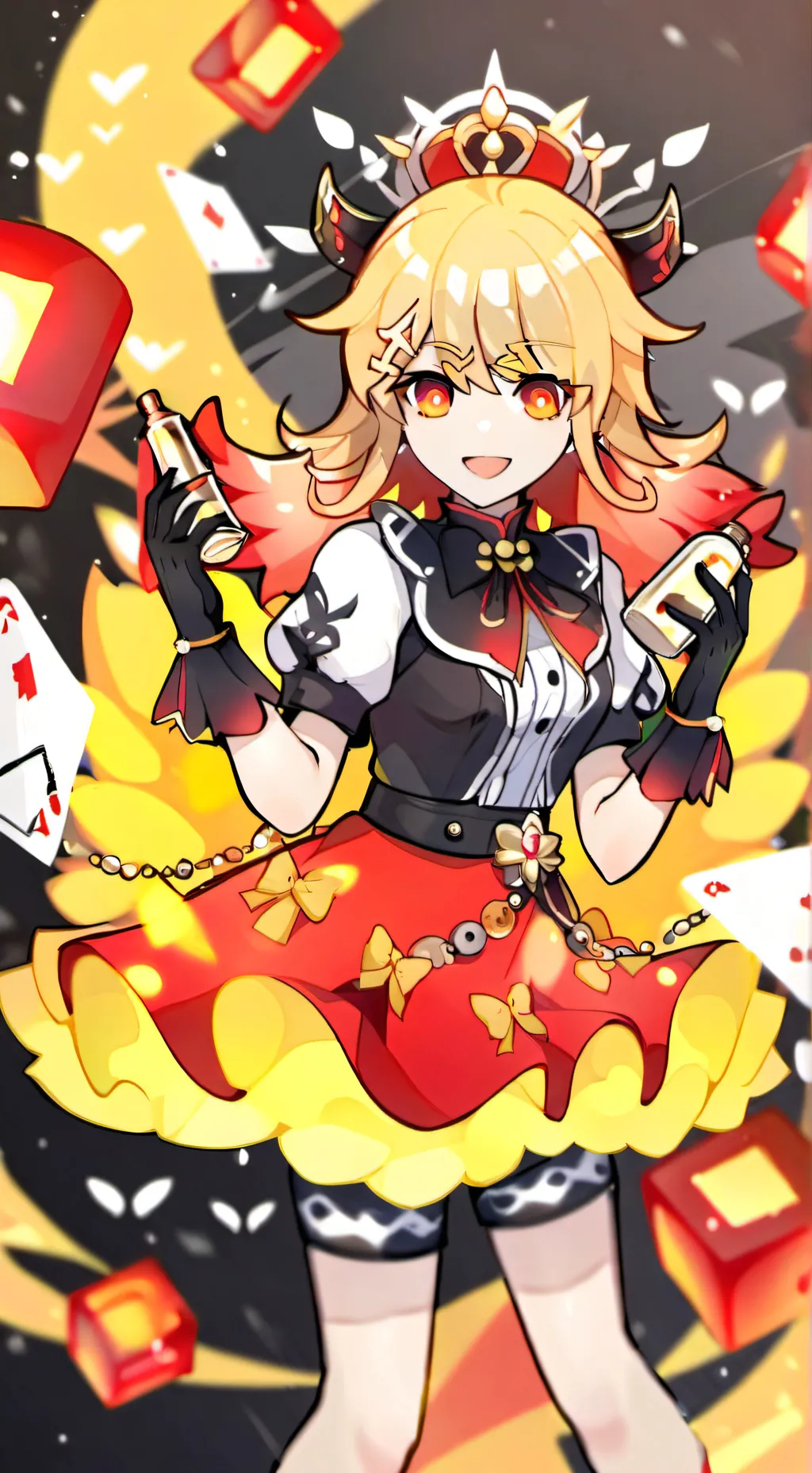 ai character: flame squad background