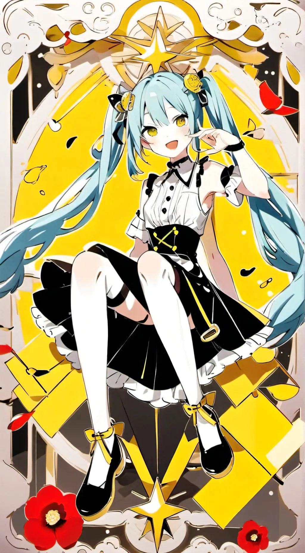 ai character: Mmj Miku  background